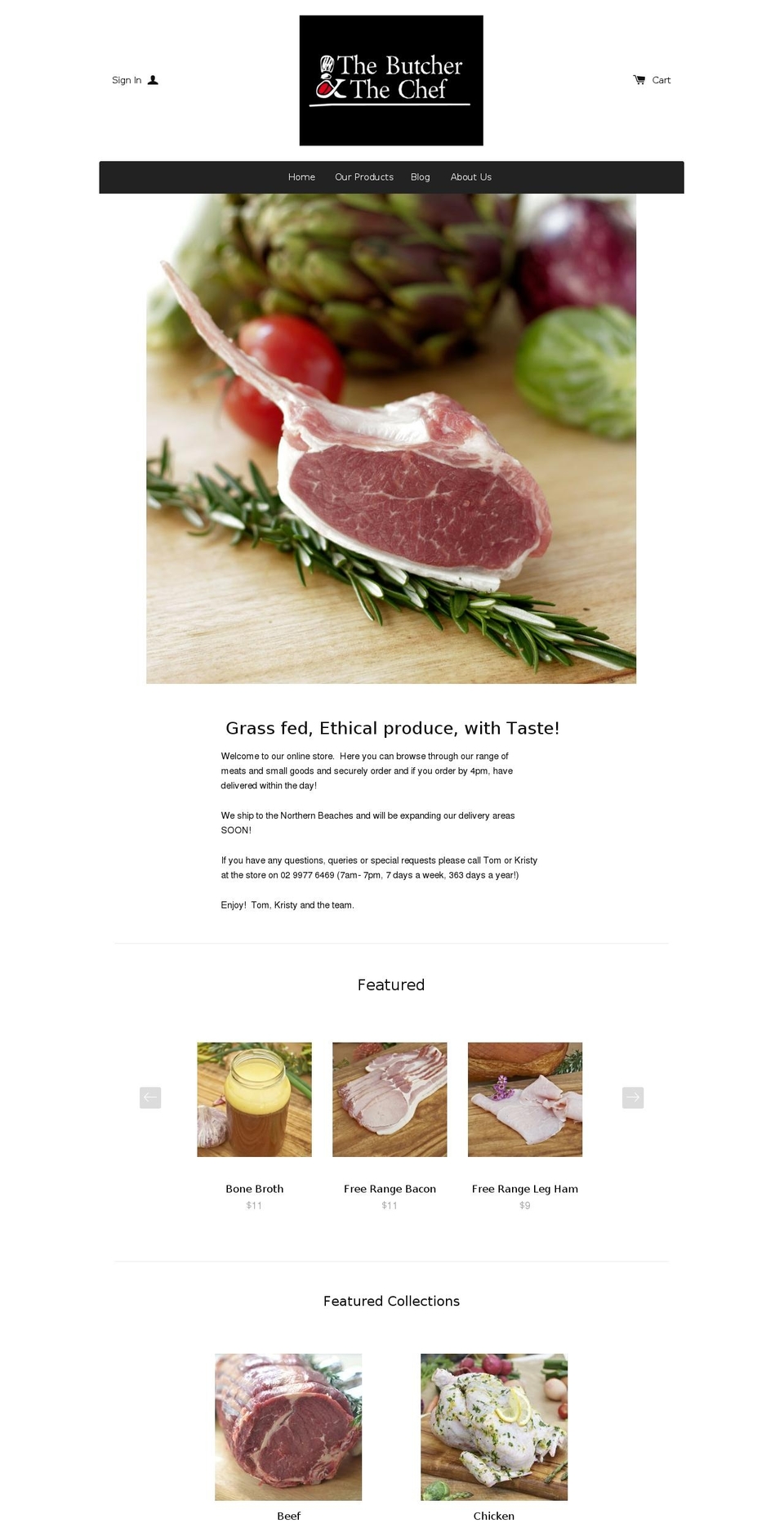 butcherchef.com shopify website screenshot