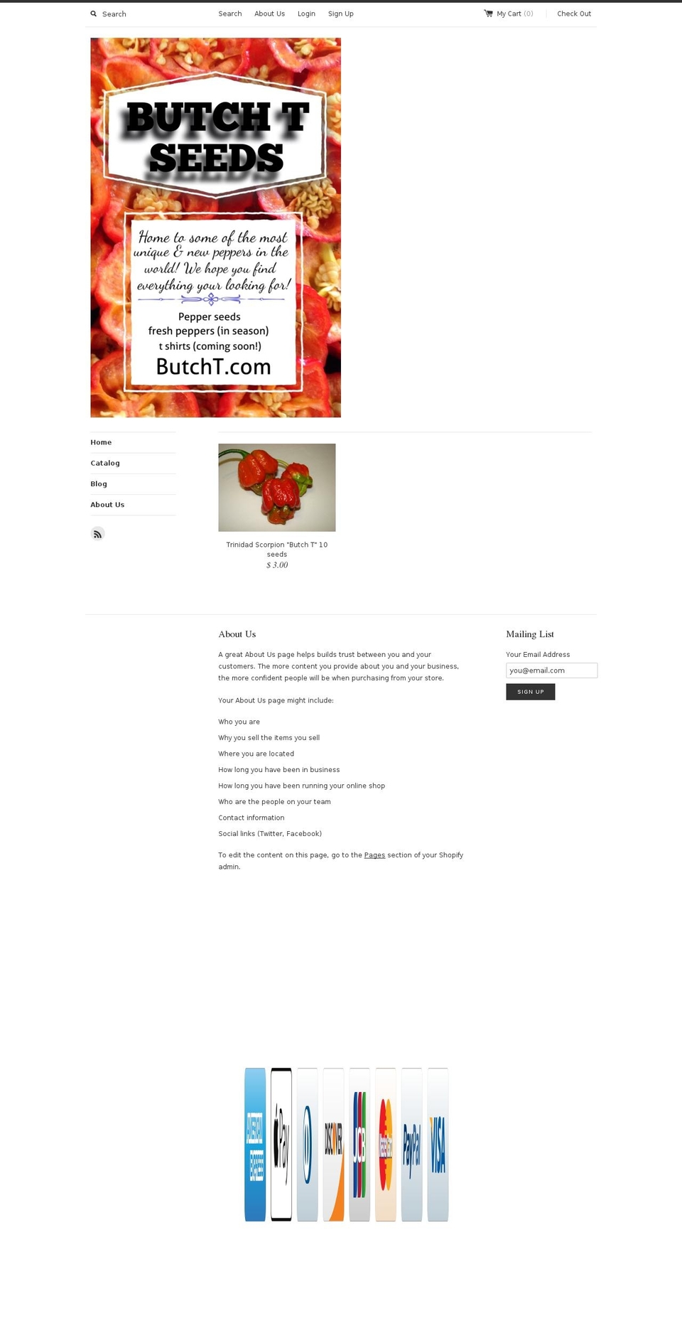 butcht.com shopify website screenshot