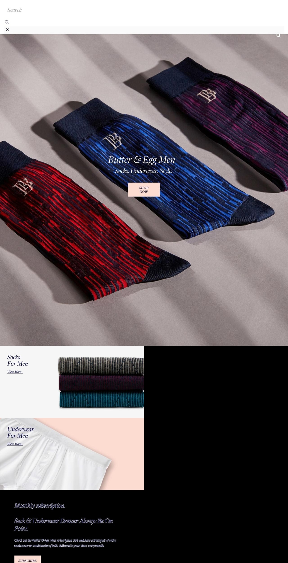 butterandeggman.com shopify website screenshot