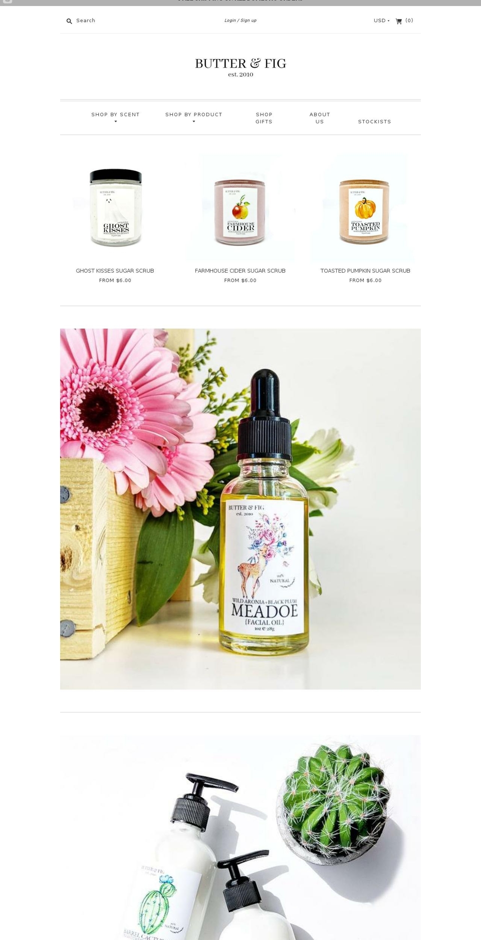 butterandfig.com — Shopify storefront screenshot