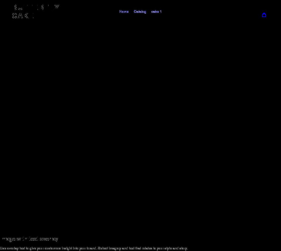butterflycake.com shopify website screenshot