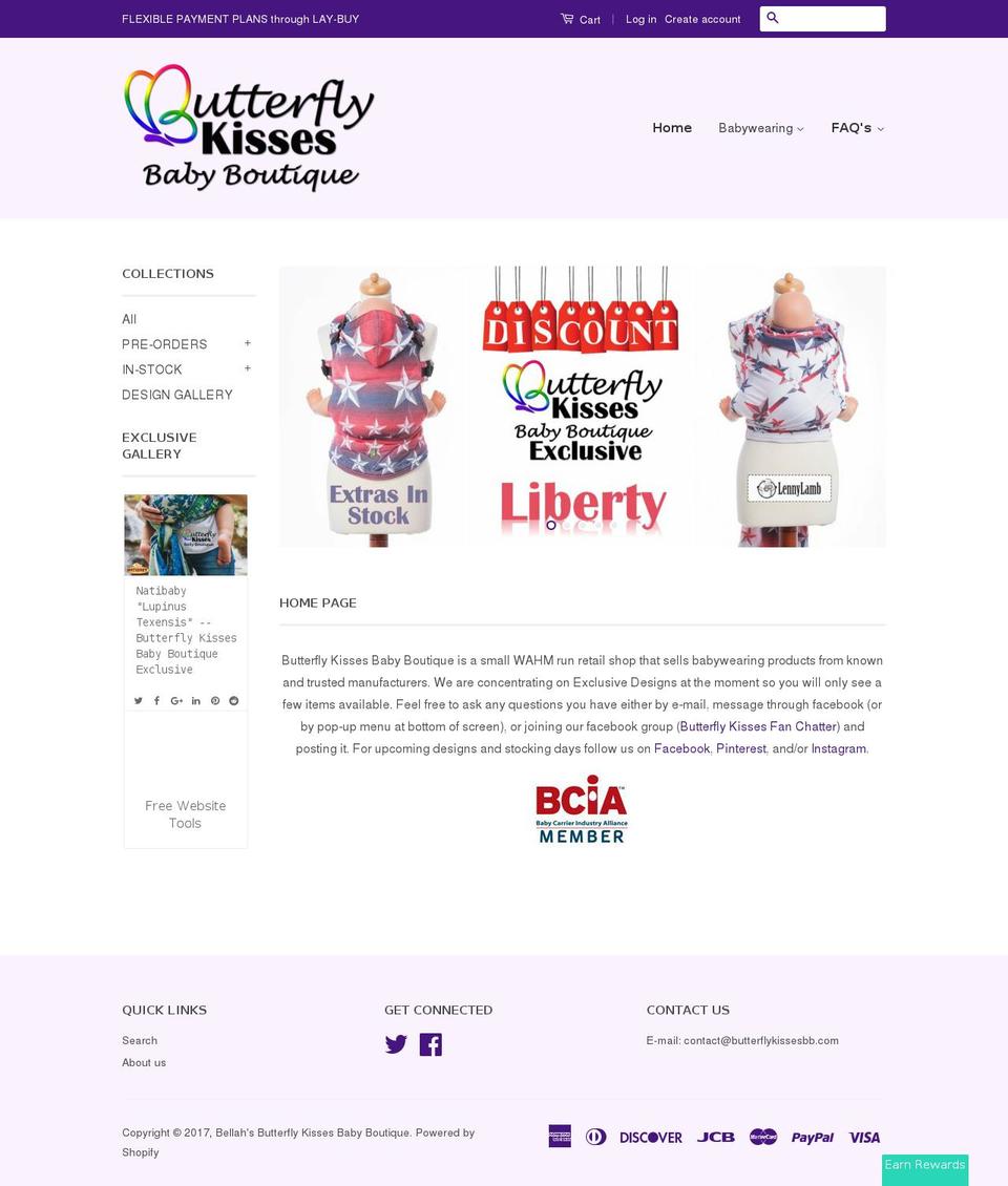 butterflykissesbb.com shopify website screenshot