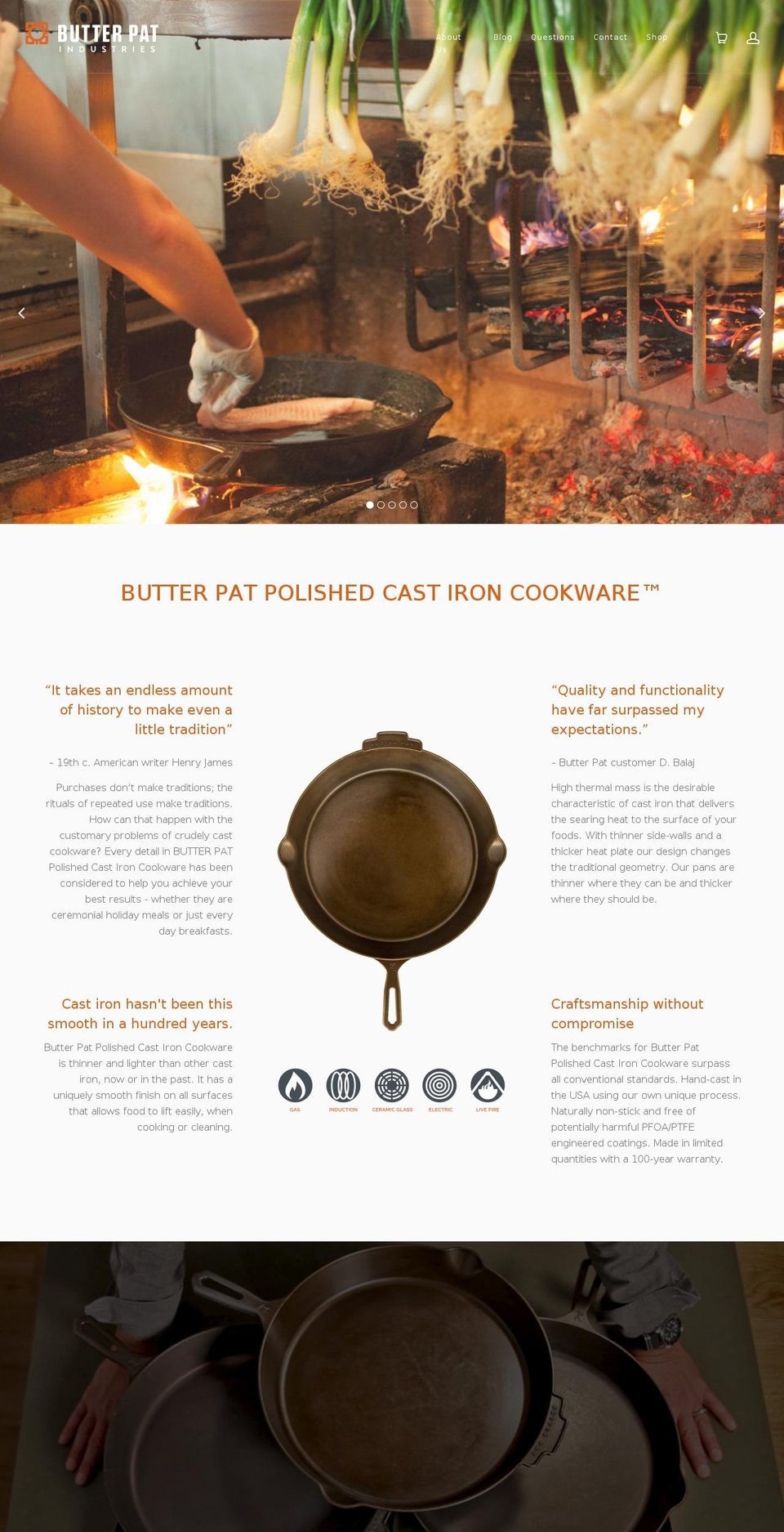 butterpatindustries.com shopify website screenshot