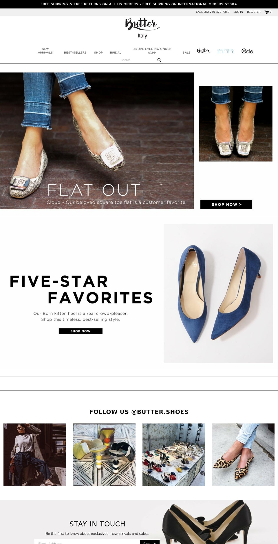 Butter Shoes Shopify theme site example buttershoes.com