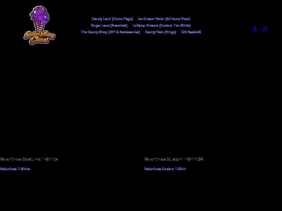 butterthangcloset.com shopify website screenshot