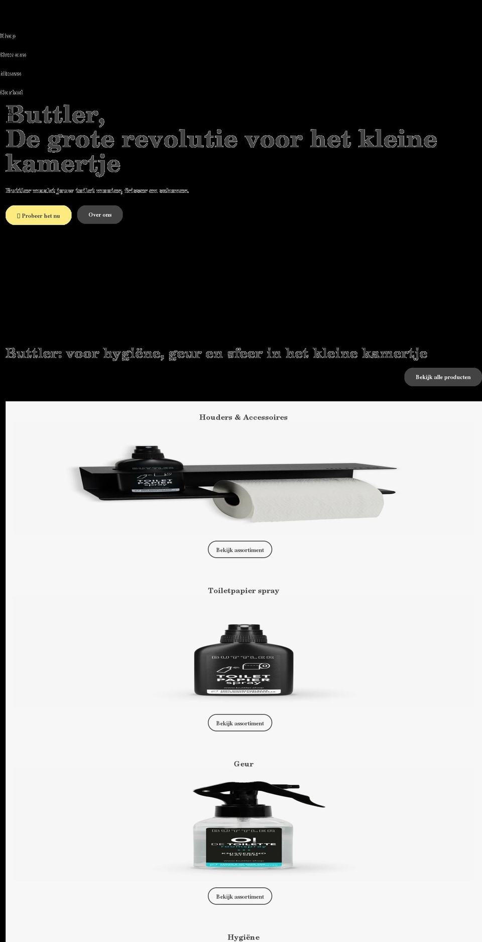 buttler.shop shopify website screenshot