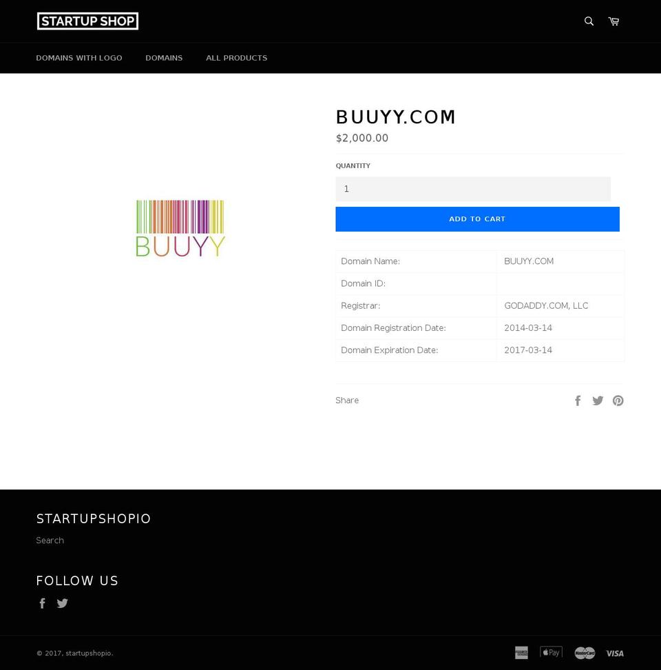 buuyy.com shopify website screenshot