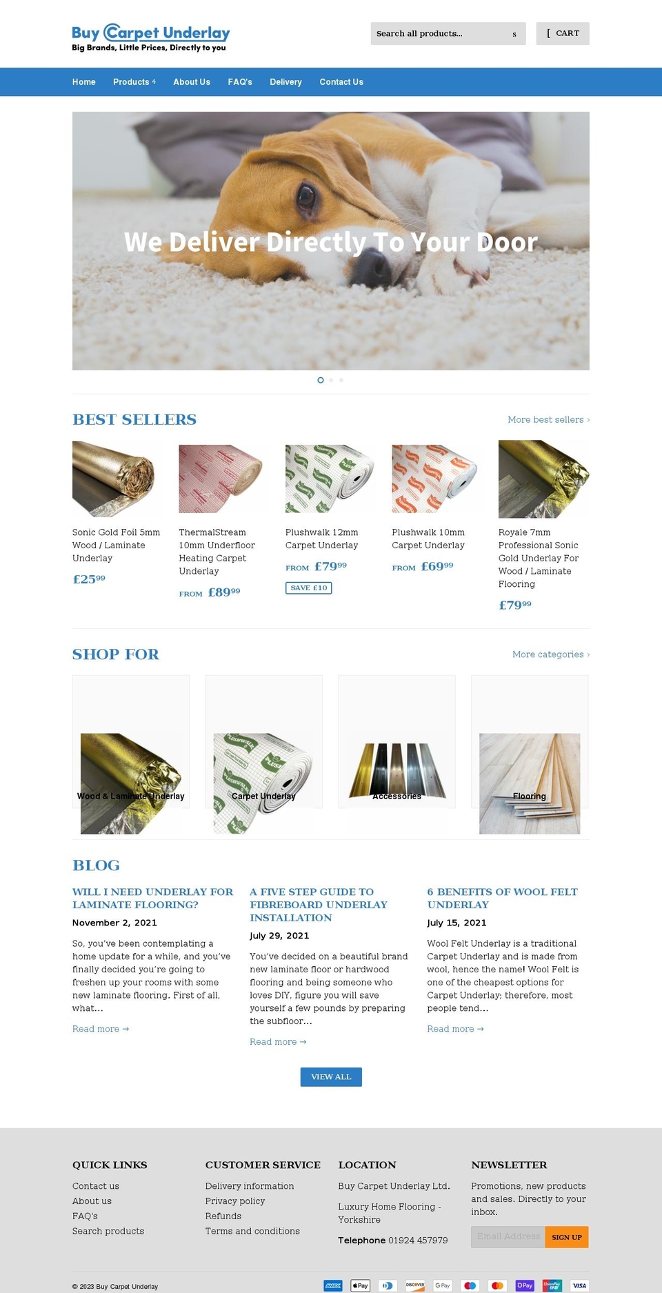 buy-carpet-underlay.co.uk shopify website screenshot