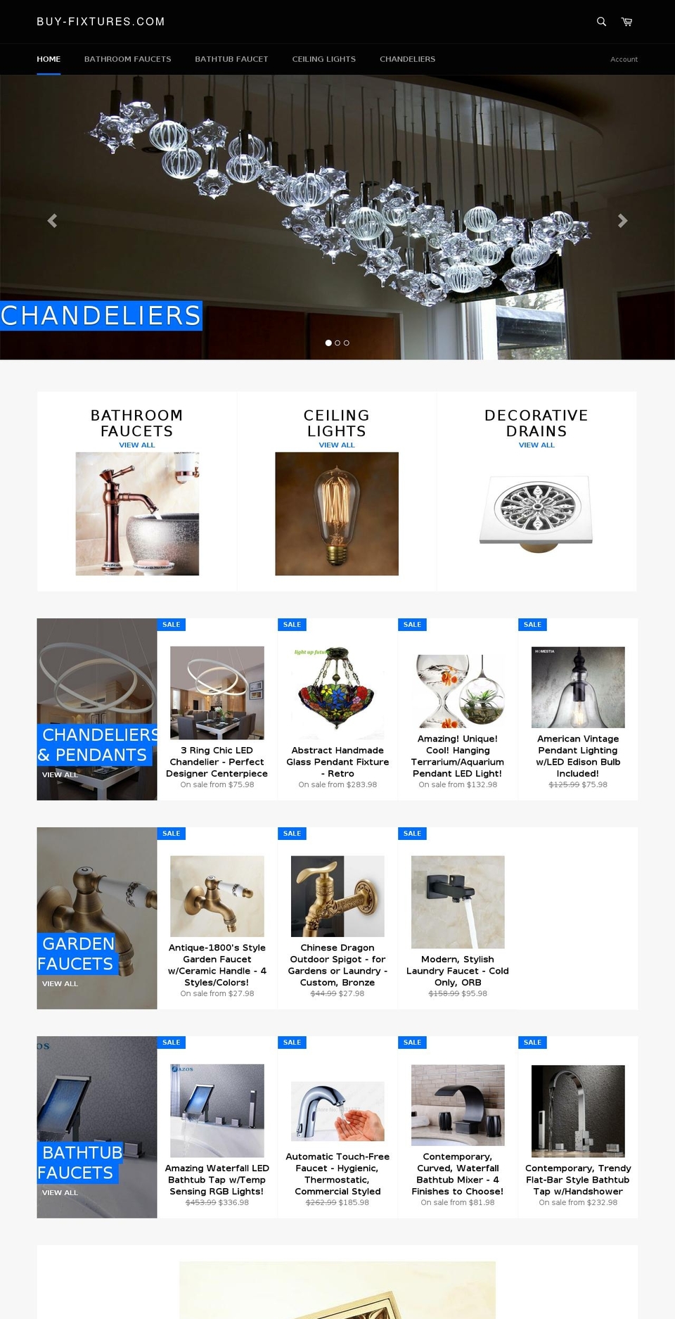 buy-fixtures.com shopify website screenshot