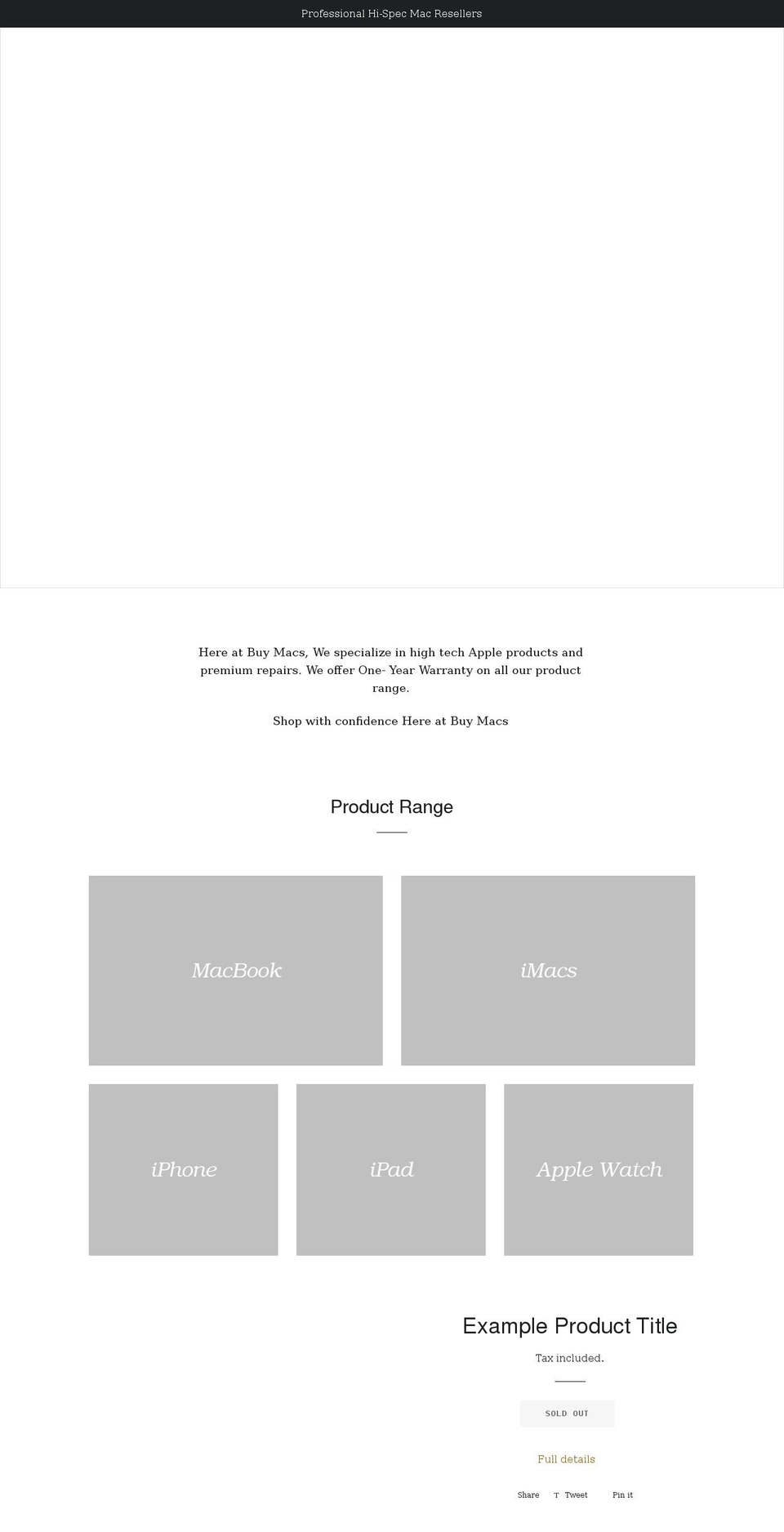 buy-macs.com shopify website screenshot