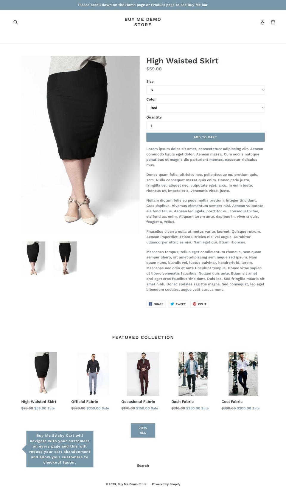 buy-me-demo.myshopify.com shopify website screenshot