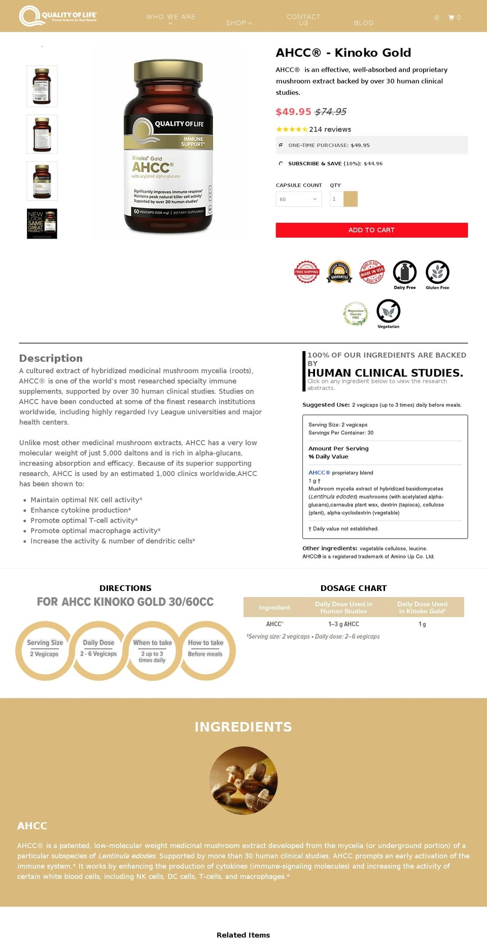 buyahcc.com — Shopify storefront screenshot