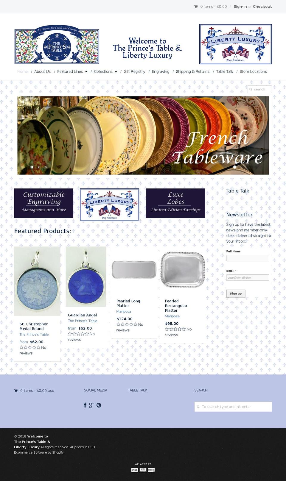 buyamericanluxury.com — Shopify storefront screenshot