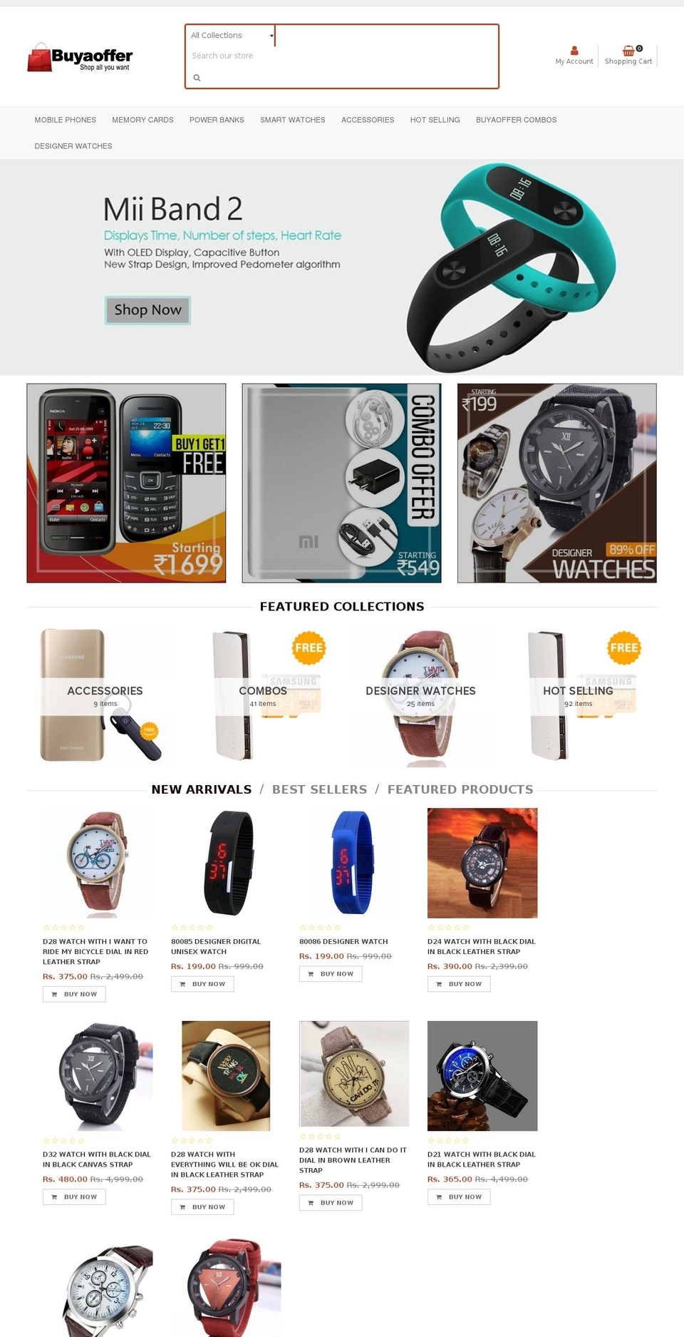buyaoffer.com — Shopify storefront screenshot
