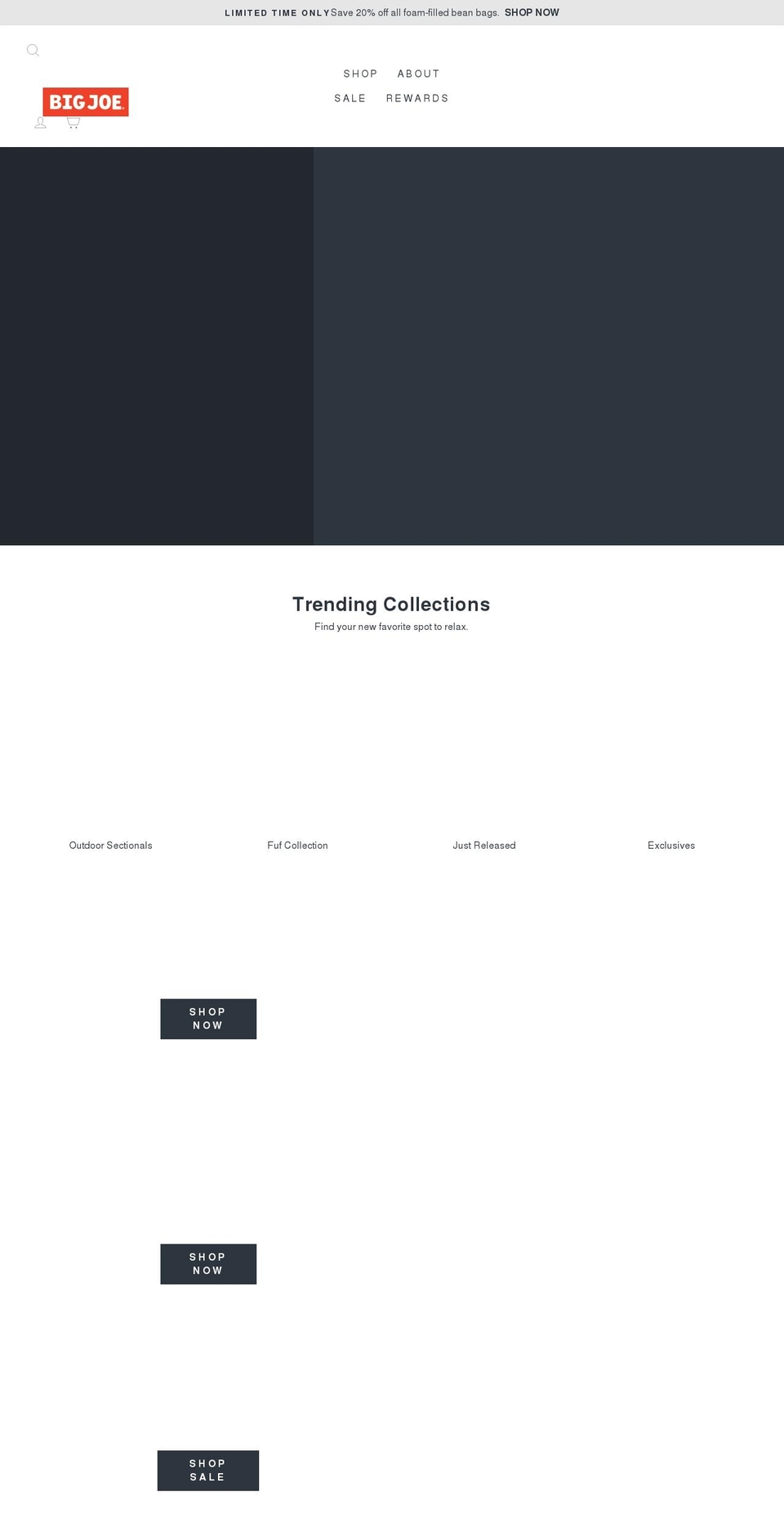 buybigjoe.com shopify website screenshot
