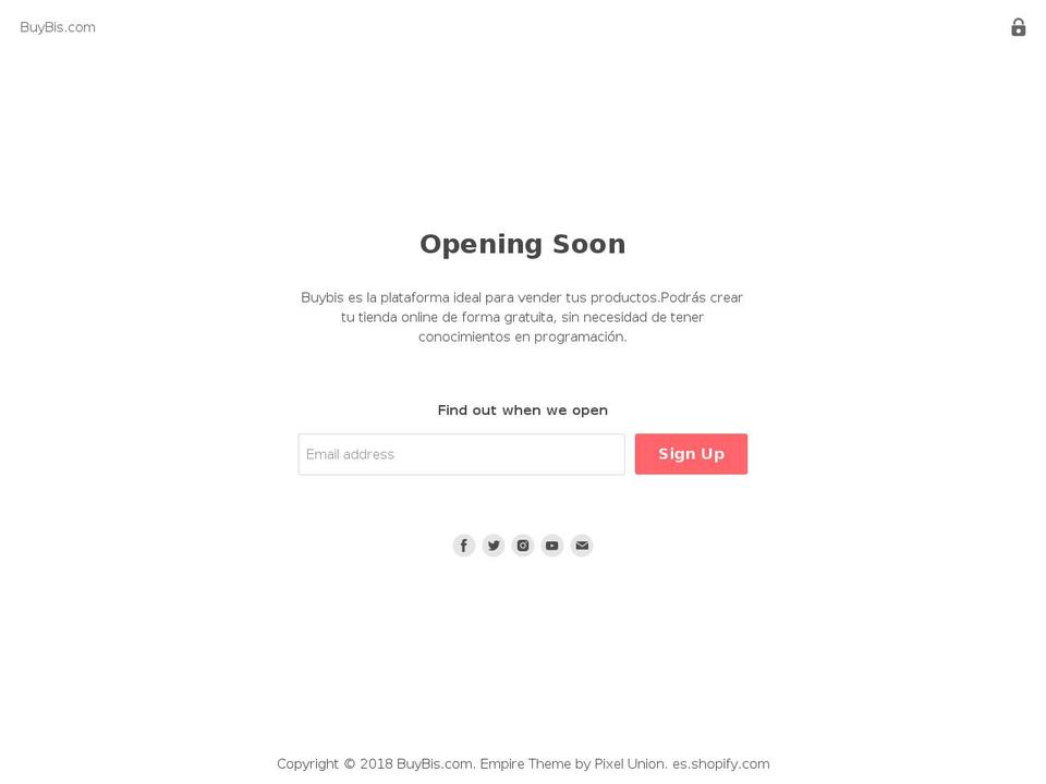 buybis.com — Shopify storefront screenshot