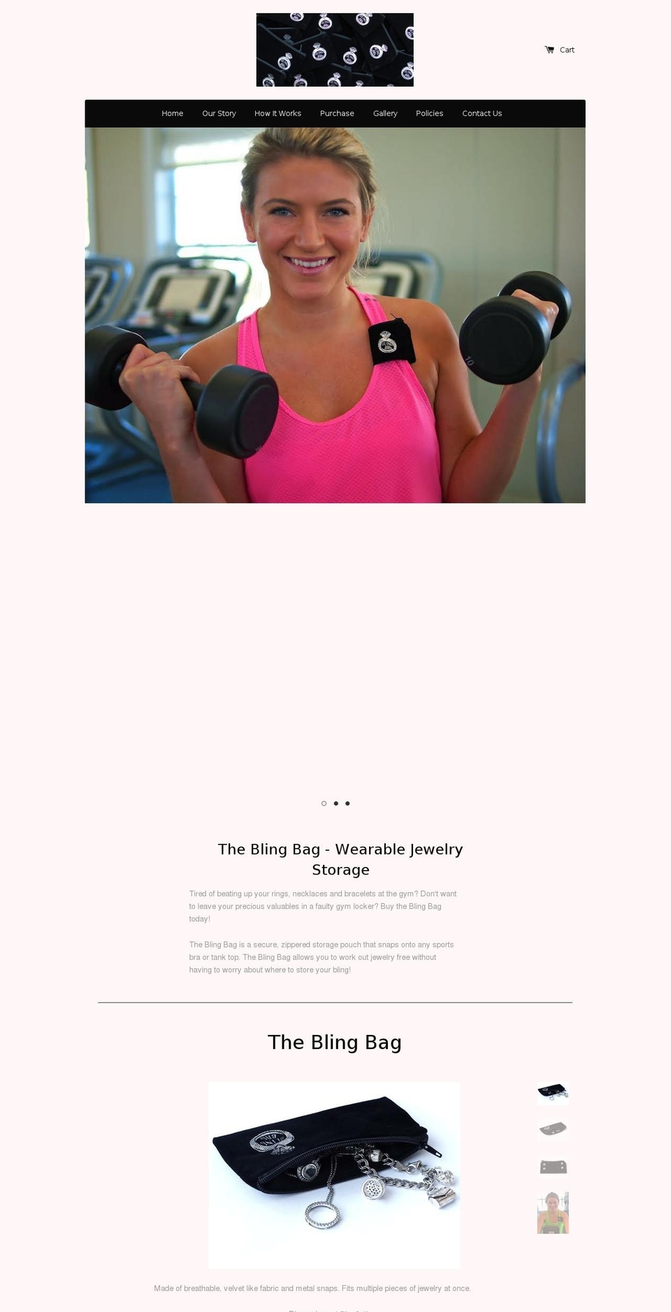 buyblingbag.com shopify website screenshot