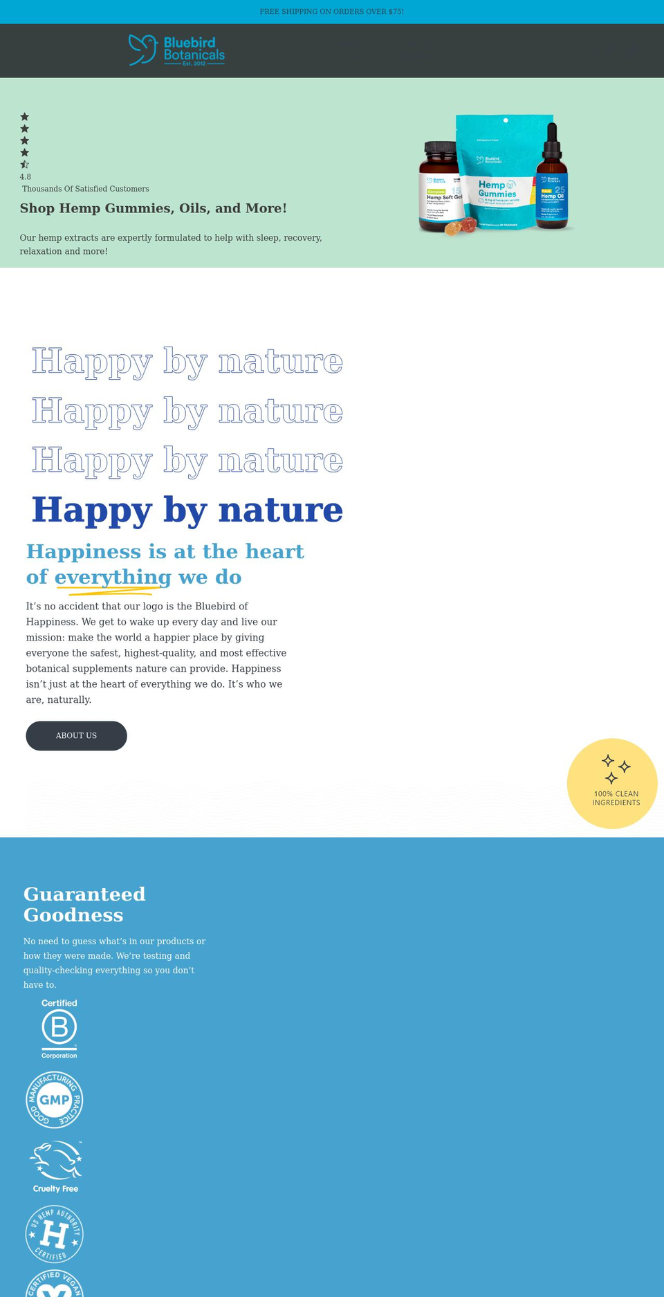 buybluebird.com shopify website screenshot