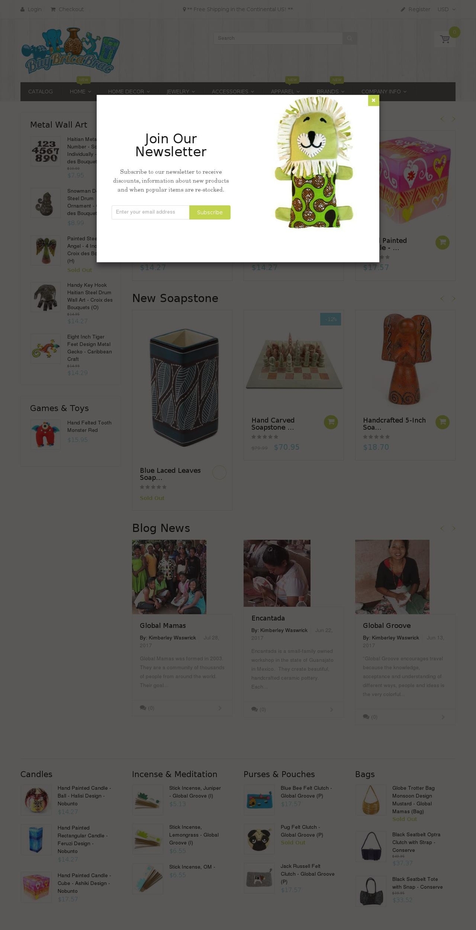 handy-1-4 Shopify theme site example buybricabrac.com