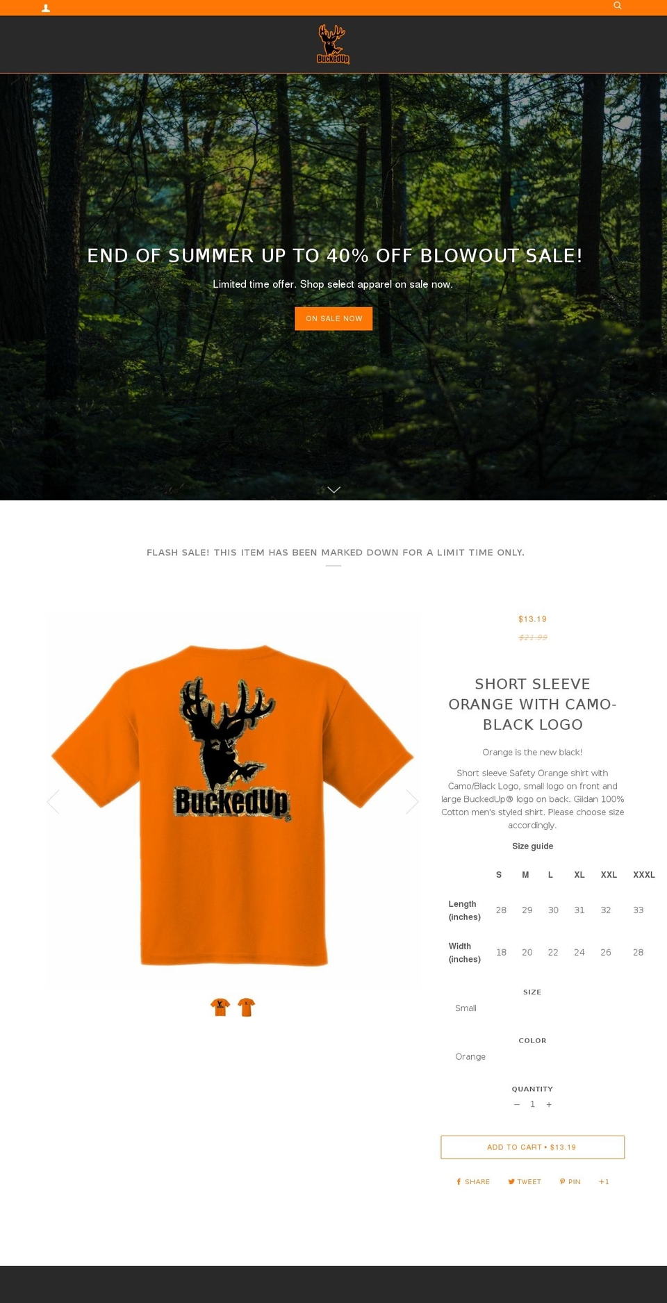 buybuckedup.com — Shopify storefront screenshot