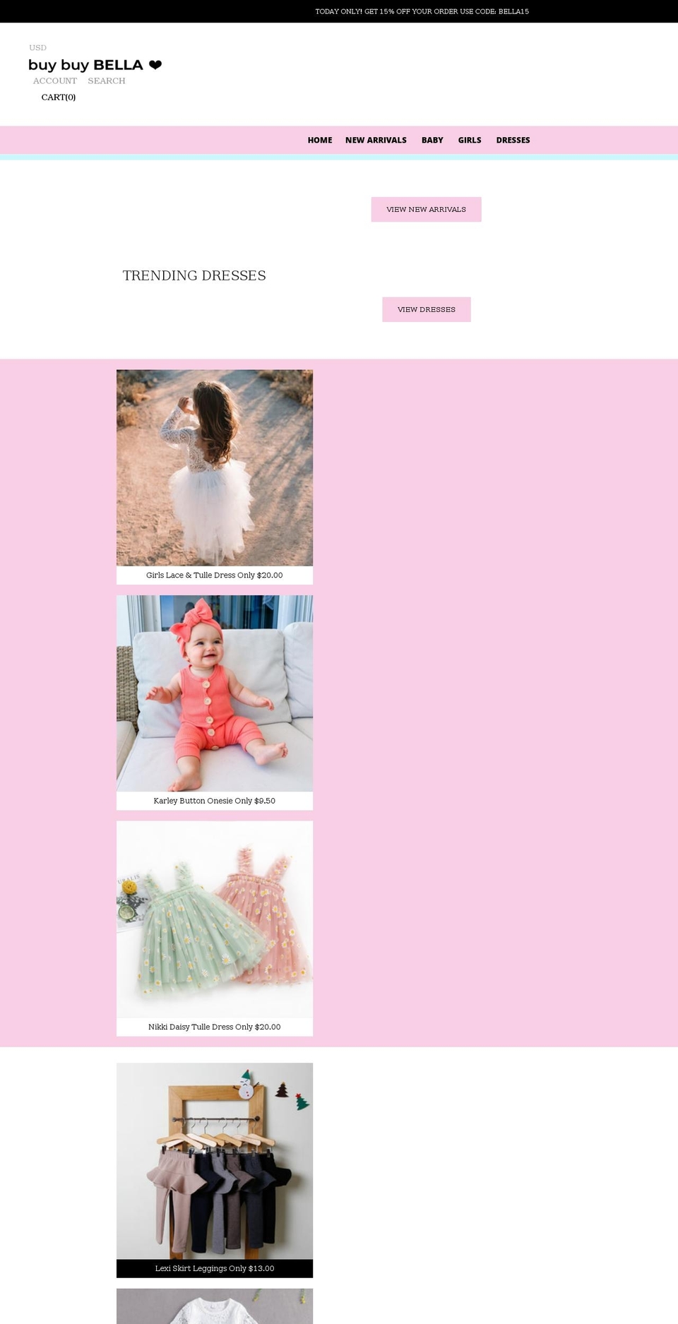 buybuybella.com shopify website screenshot