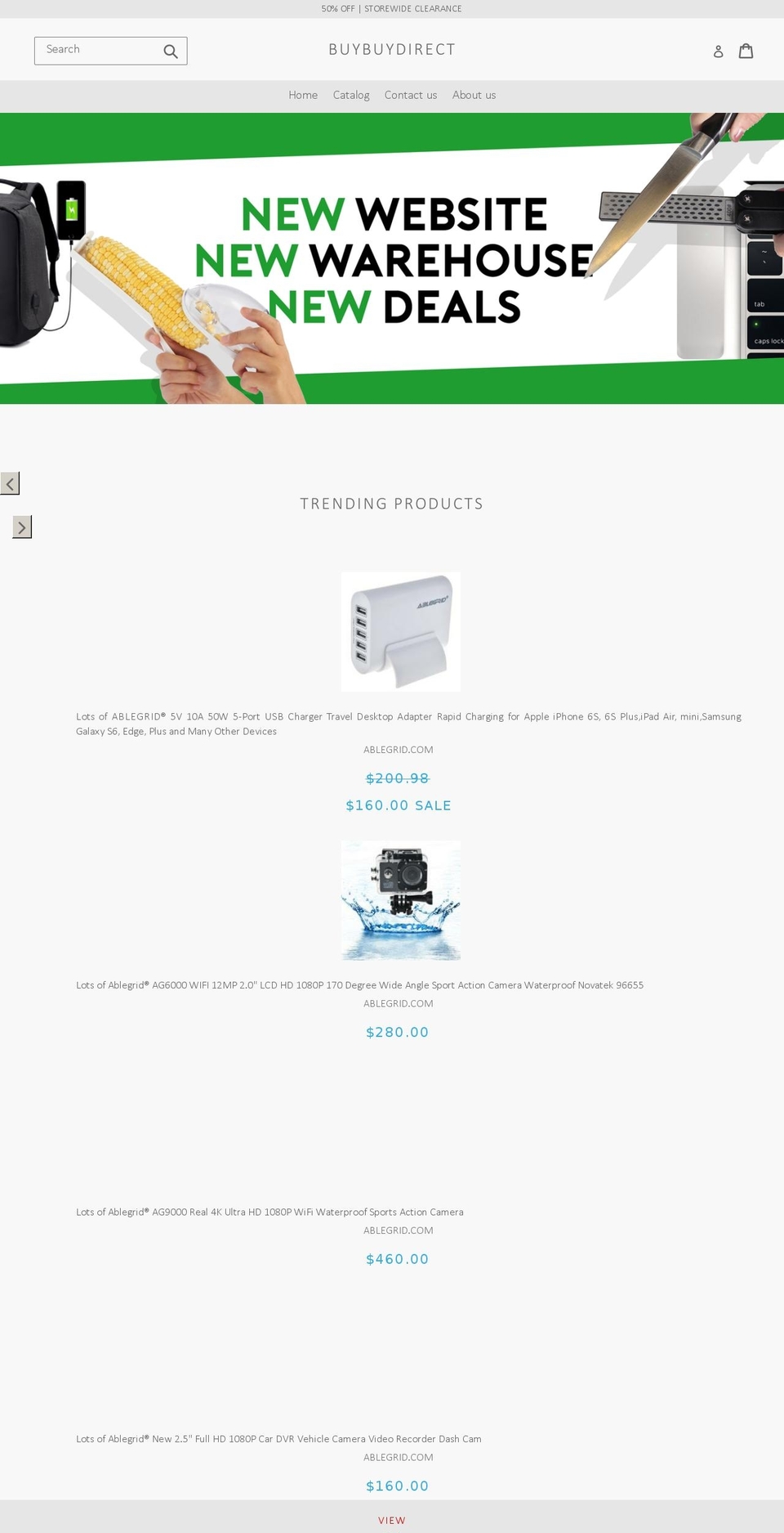 buybuydirect.com — Shopify storefront screenshot