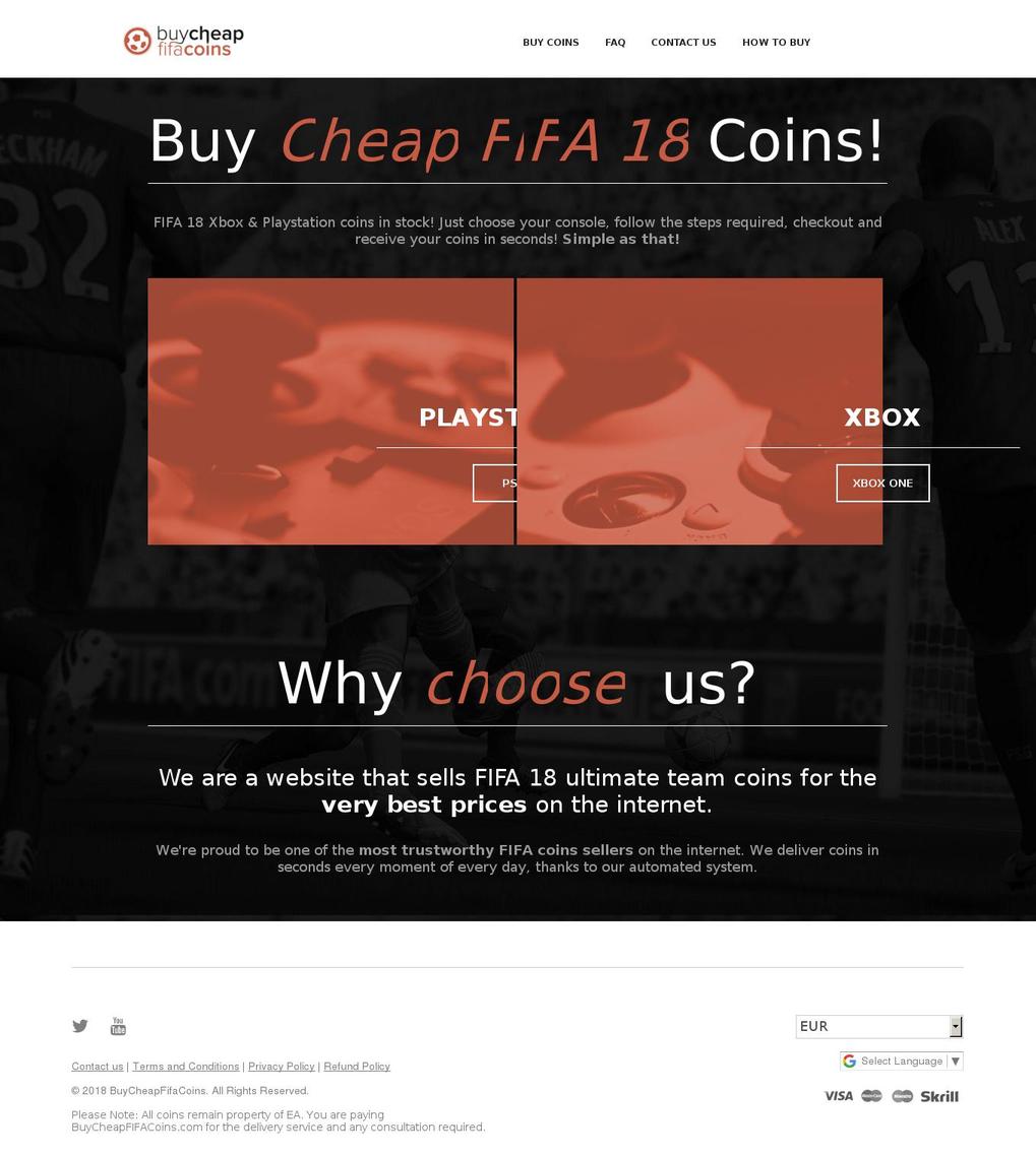 BCFC-FUT17-Automated Shopify theme site example buycheapandfastfifacoins.com