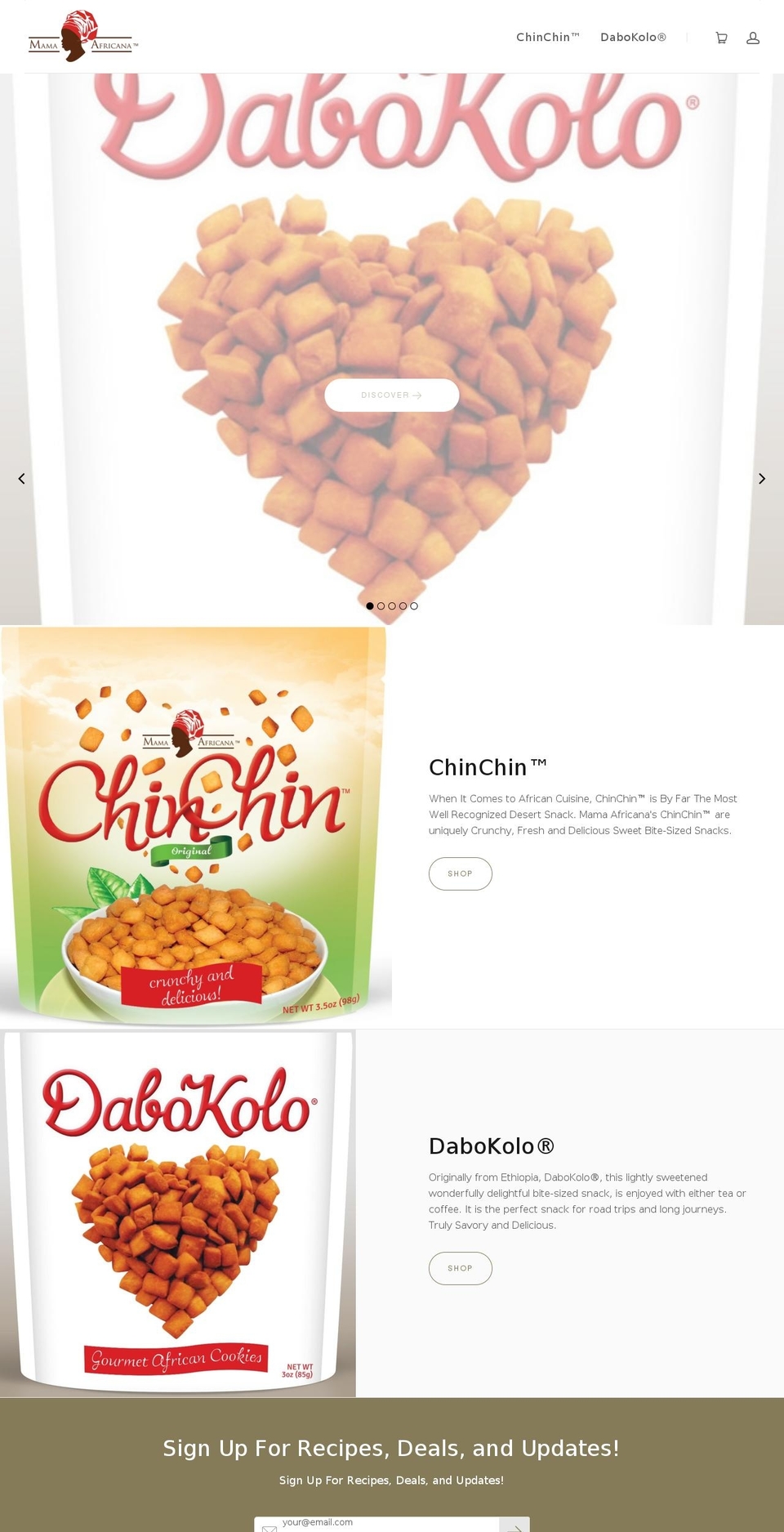 buychinchin.com shopify website screenshot