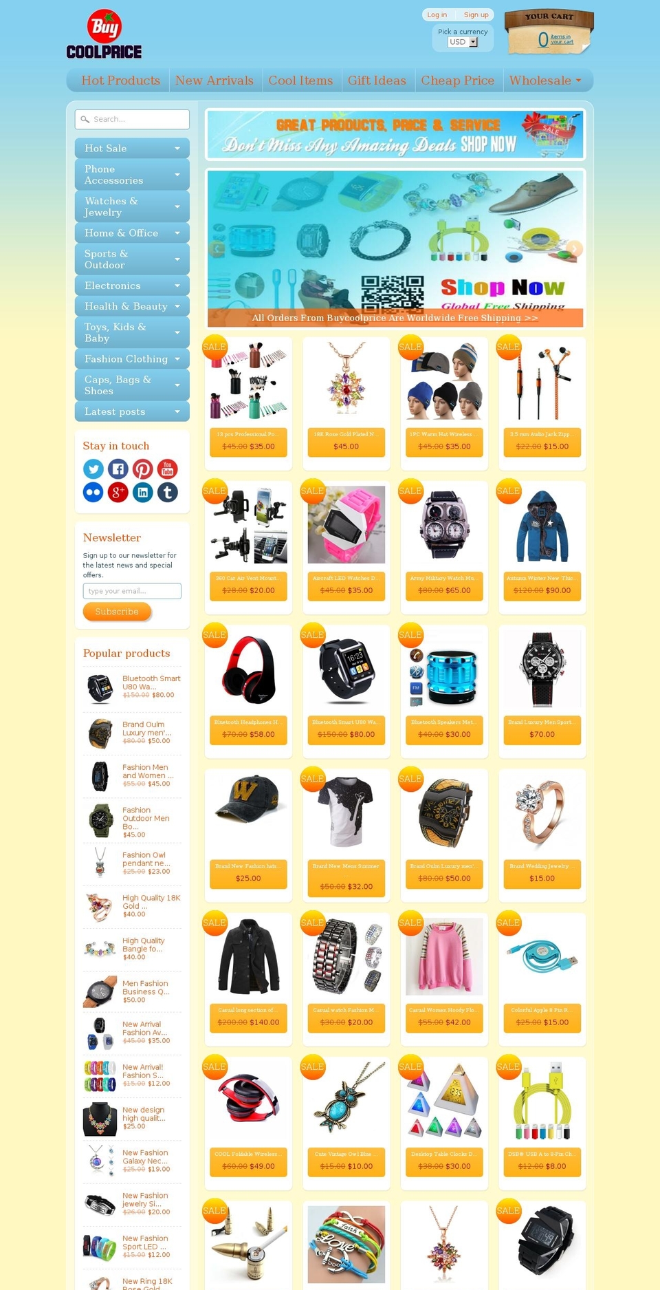 buycoolprice1.com shopify website screenshot