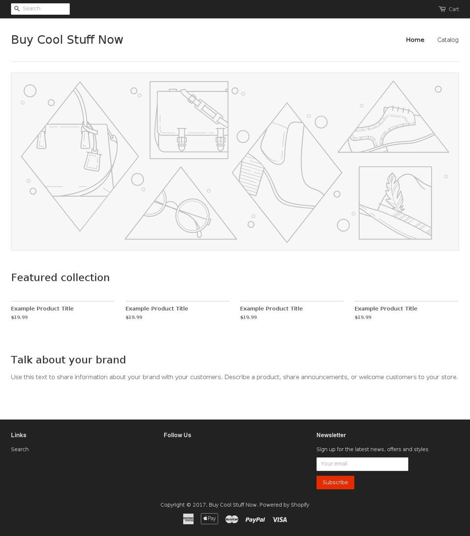 buycoolstuffnow.com shopify website screenshot