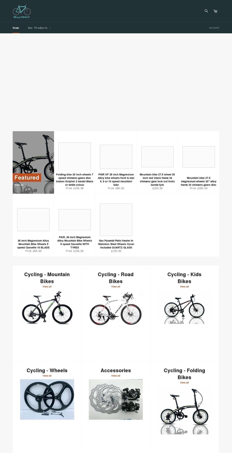 buydirectltd.co.uk shopify website screenshot