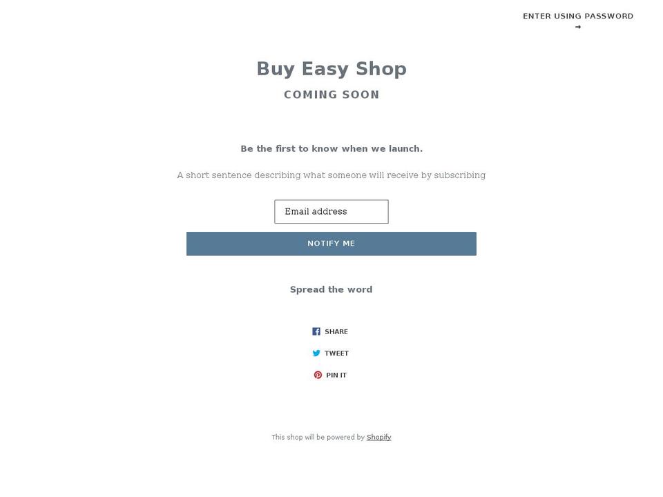 buyeasyshop.com shopify website screenshot