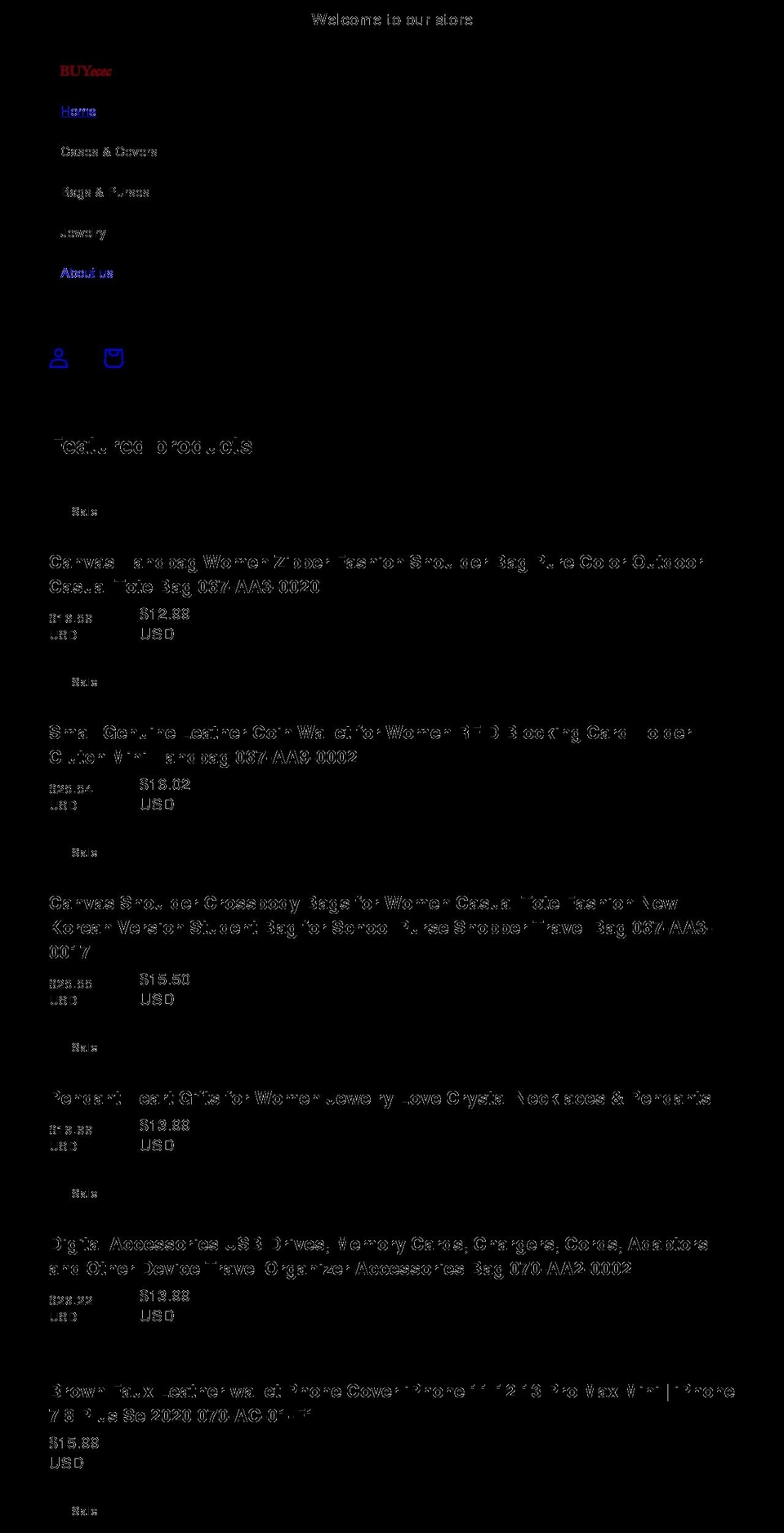 buyecec.com shopify website screenshot