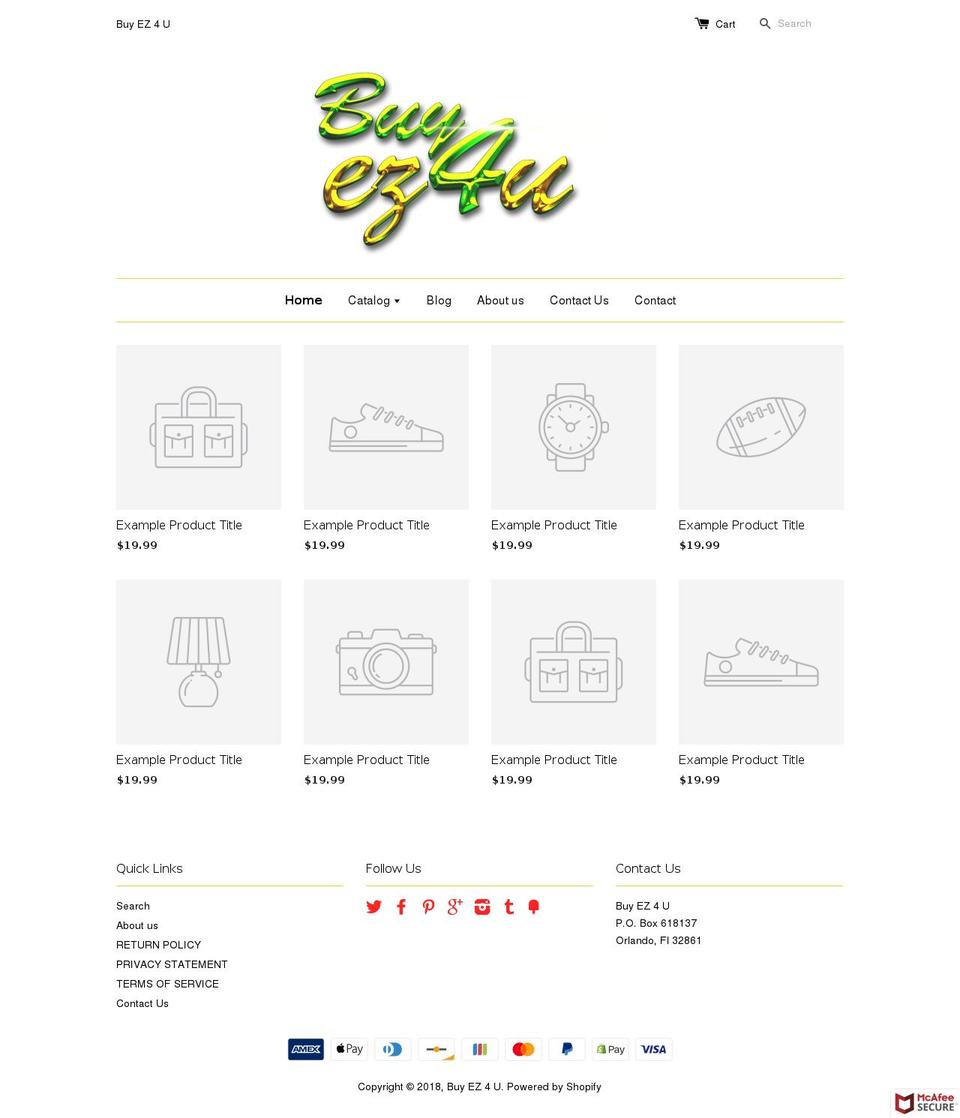 buyez4u.com — Shopify storefront screenshot