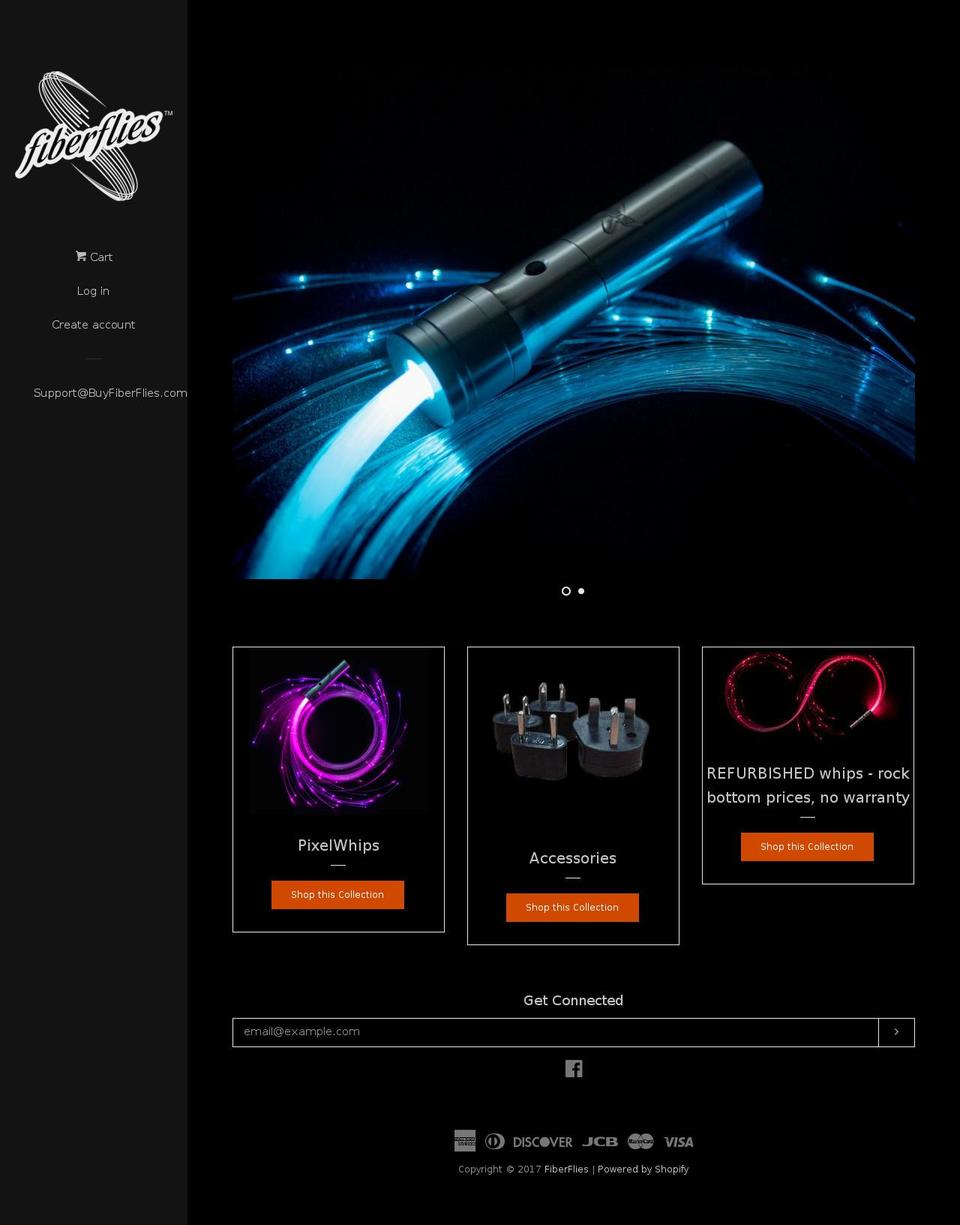 buyfiberflies.com shopify website screenshot