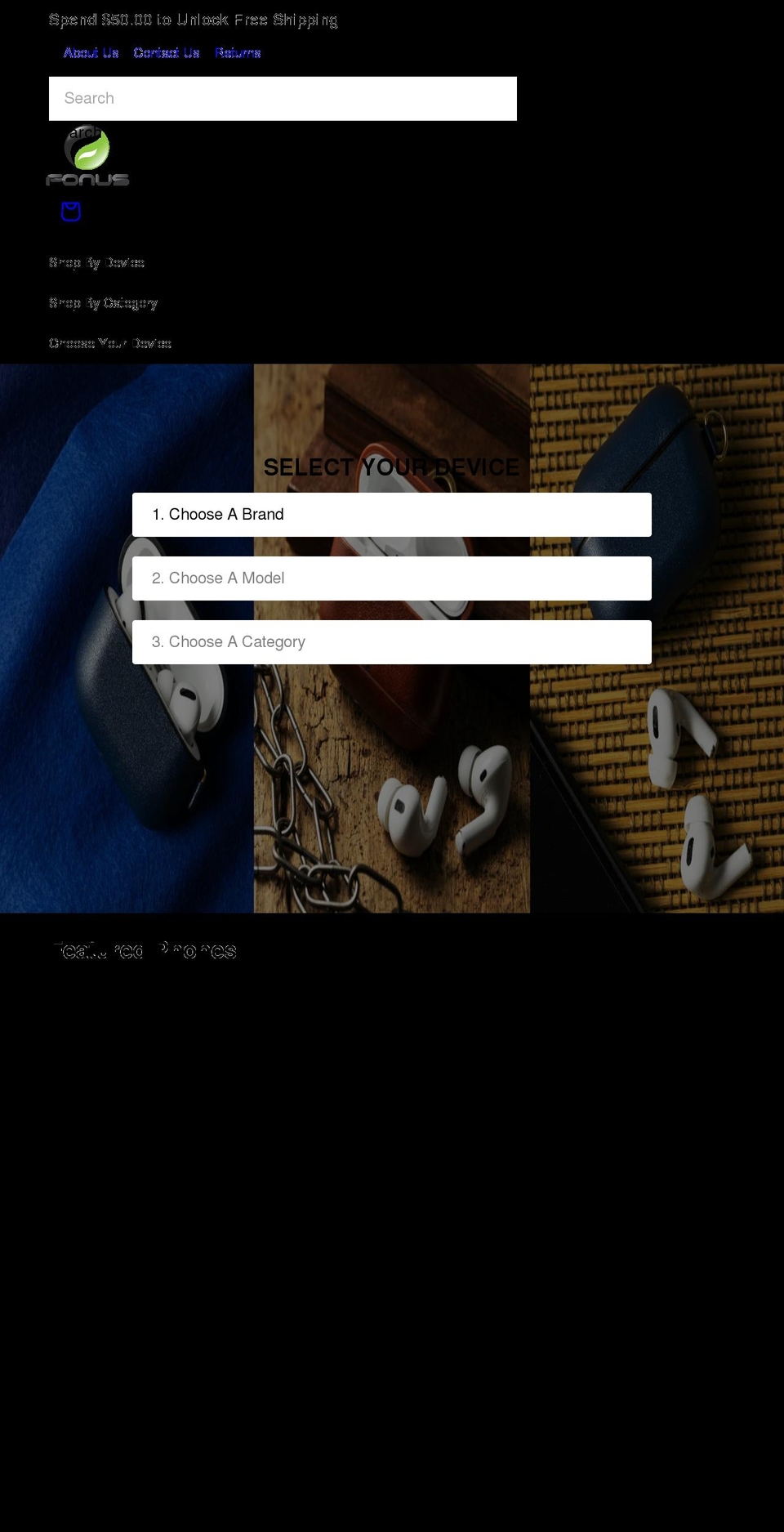 buyfonus.com shopify website screenshot