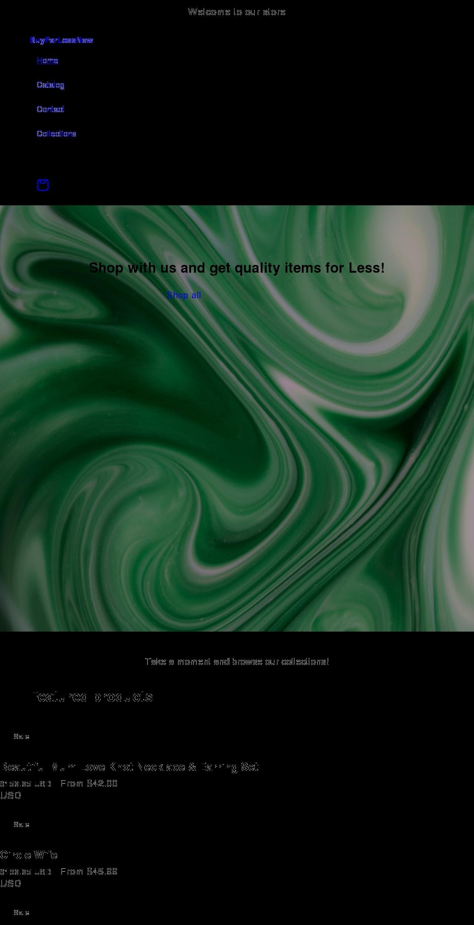 buyforlessnow.com shopify website screenshot