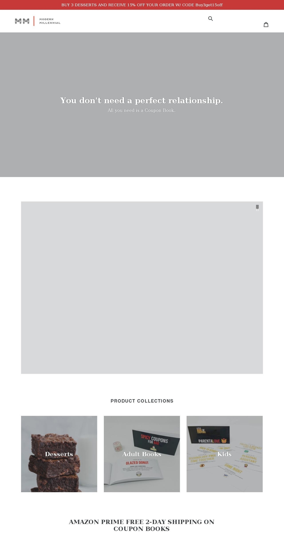 buyfromamillennial.com shopify website screenshot