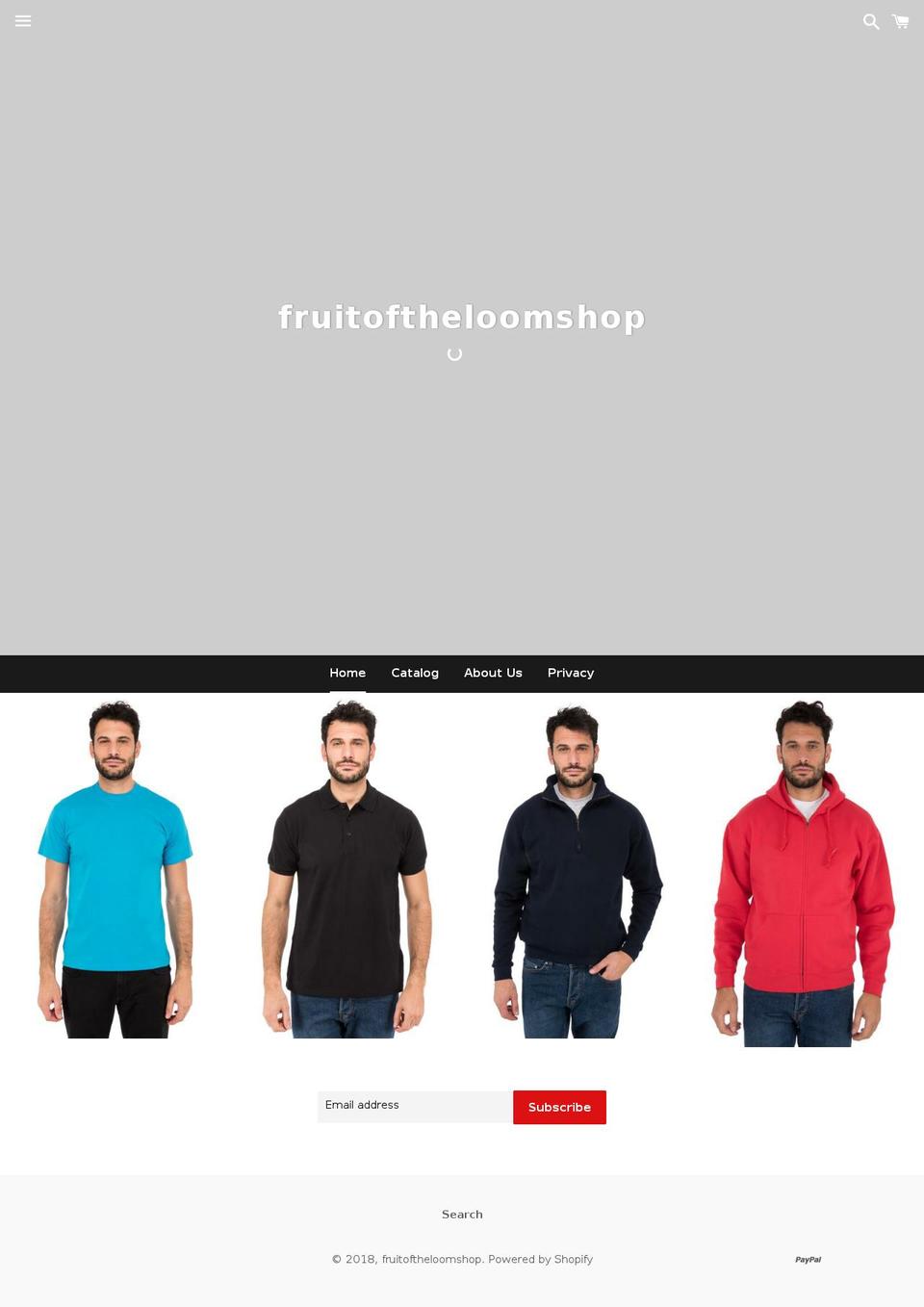 buyfruitoftheloom.com — Shopify storefront screenshot
