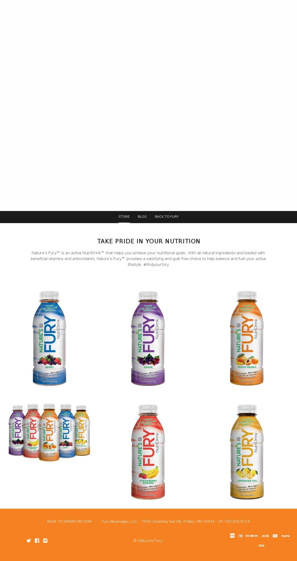 buyfury.com shopify website screenshot