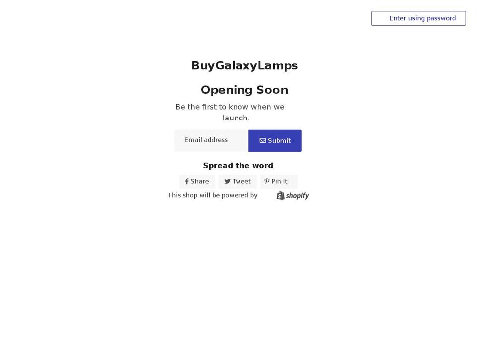 buygalaxylamps.myshopify.com shopify website screenshot