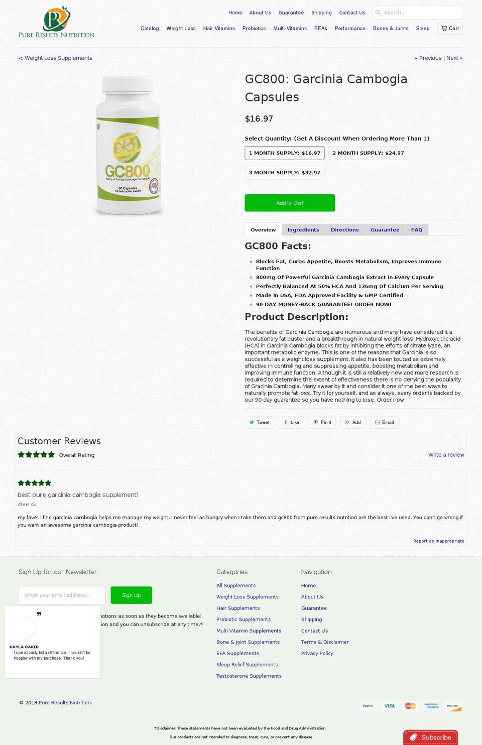 buygc800.com — Shopify storefront screenshot