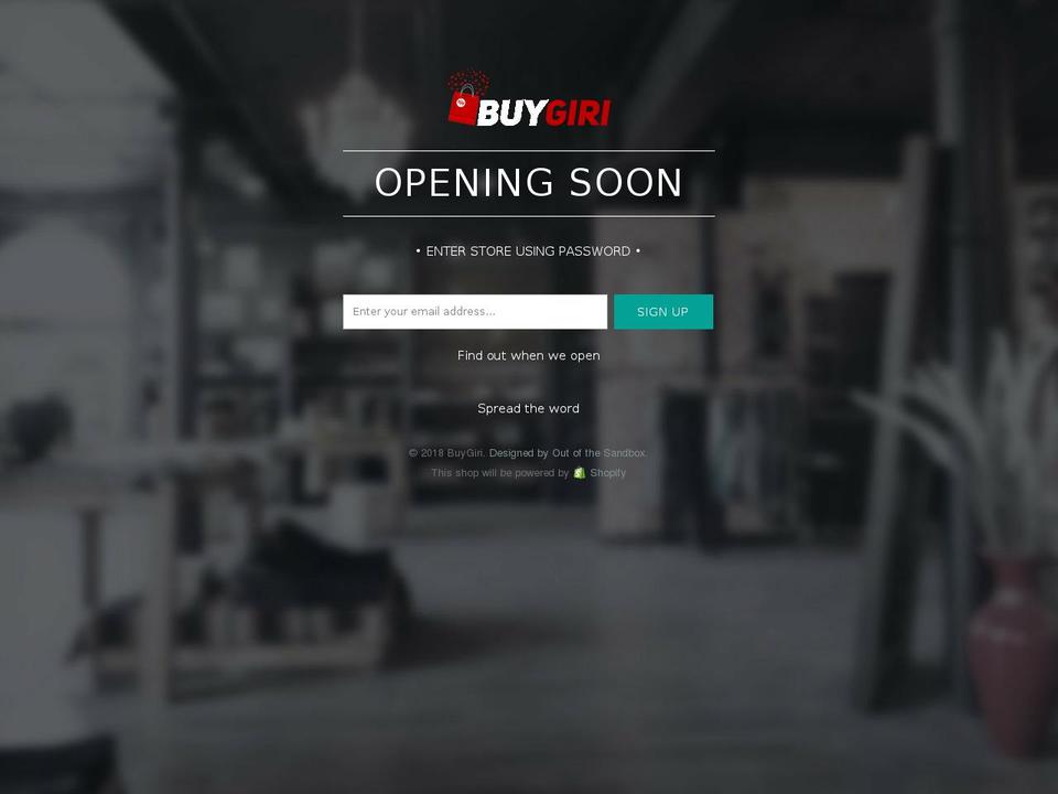 buygiri.com shopify website screenshot