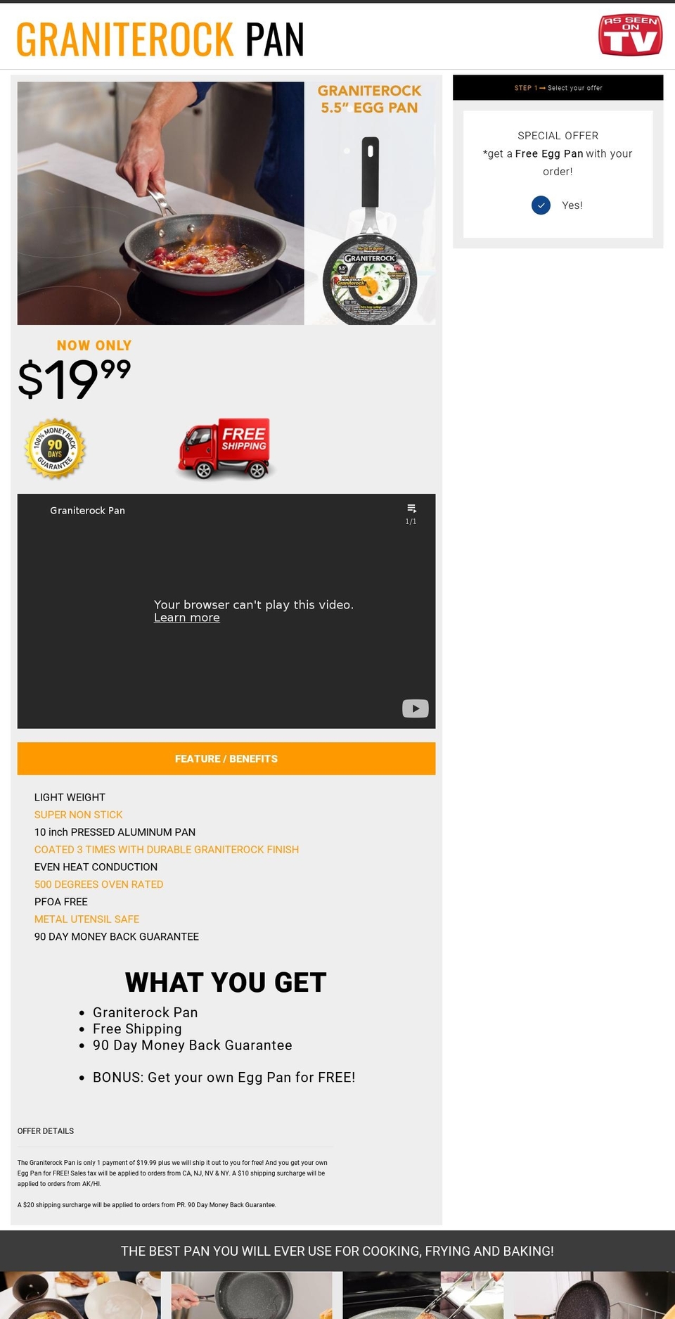 buygraniterock.com — Shopify storefront screenshot