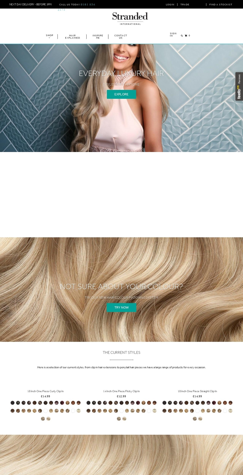 buyhair.co.uk shopify website screenshot