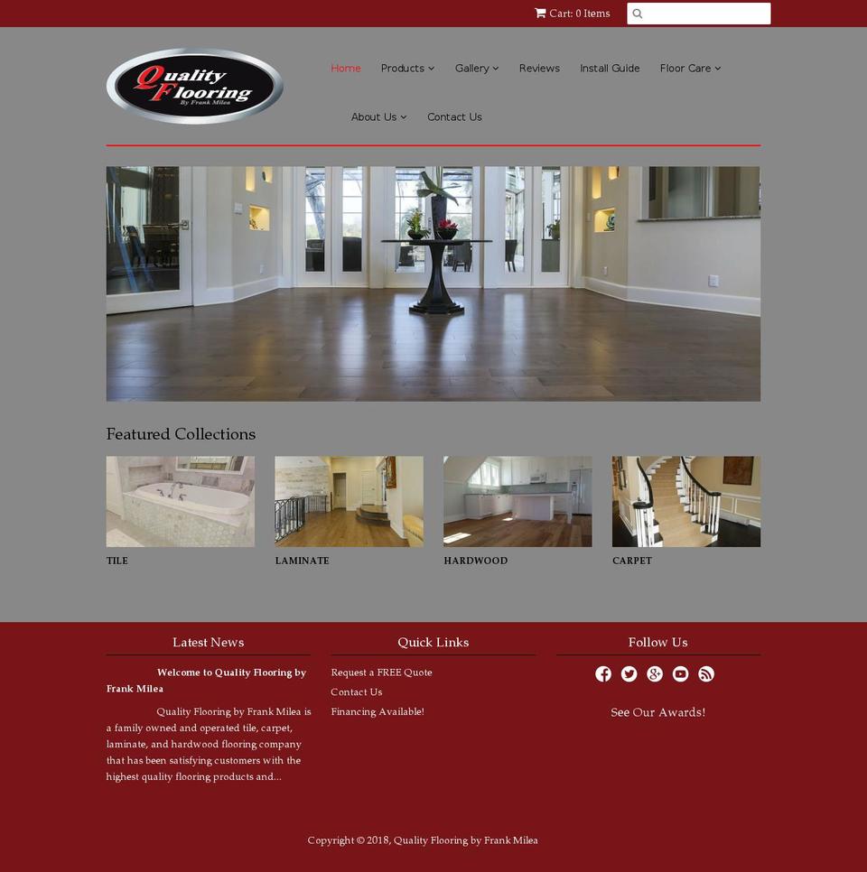 buyhardwoodfloorsonline.com — Shopify storefront screenshot
