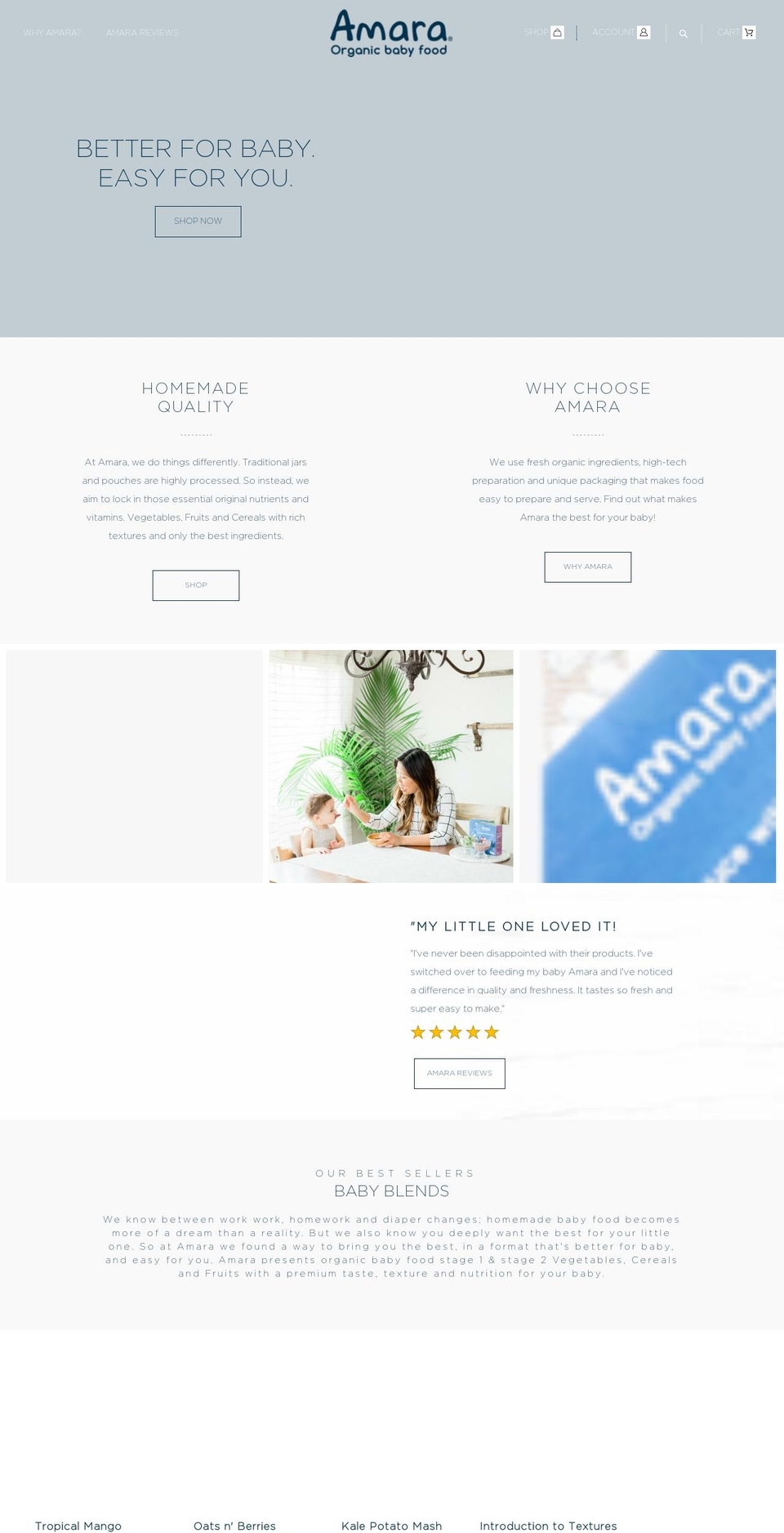 Arctic Grey Inc. (v1) Shopify theme site example buyhealthybabyfood.com