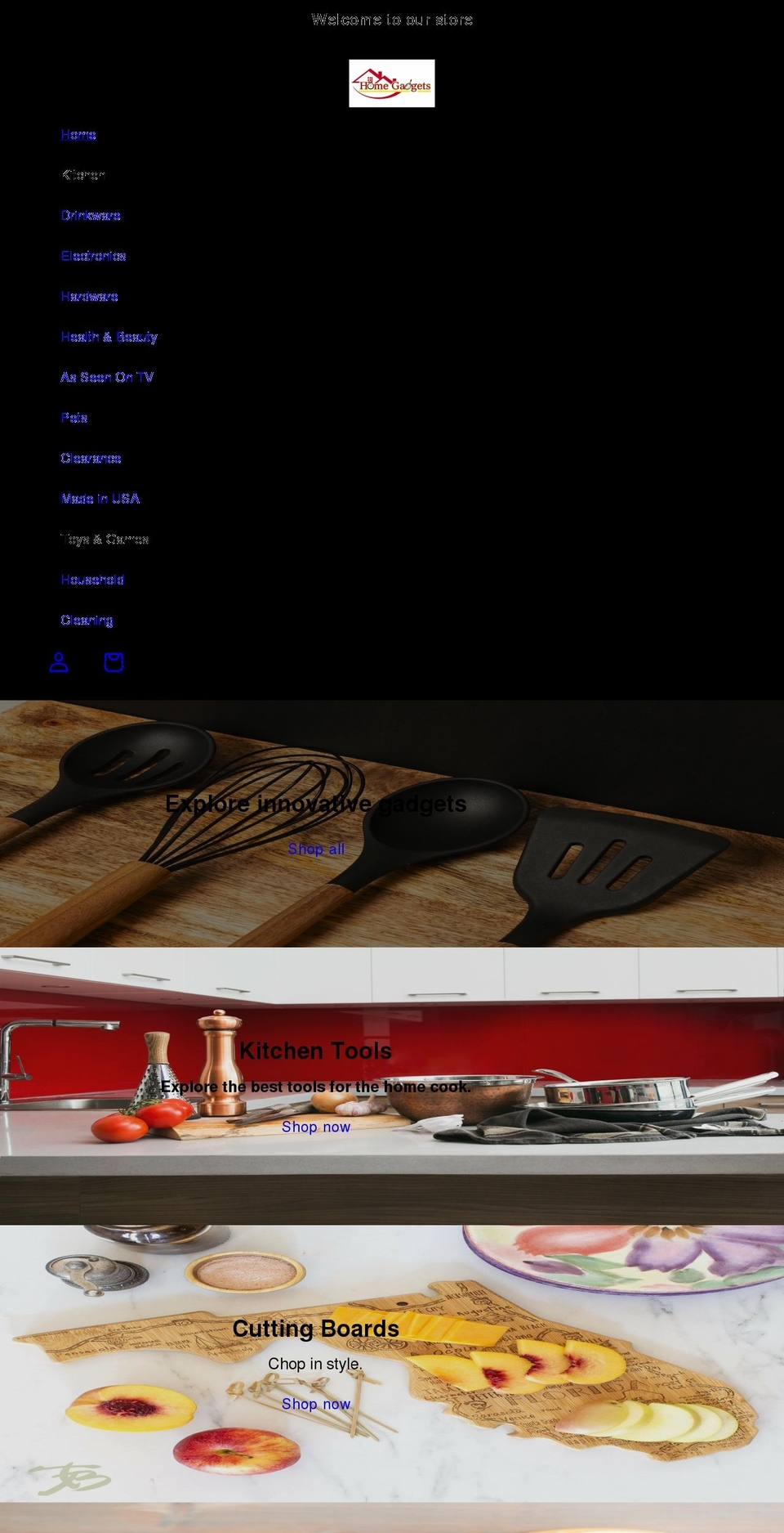 buyhomegadgets.com — Shopify storefront screenshot