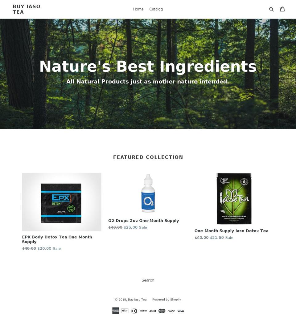 buyiasotea.com — Shopify storefront screenshot