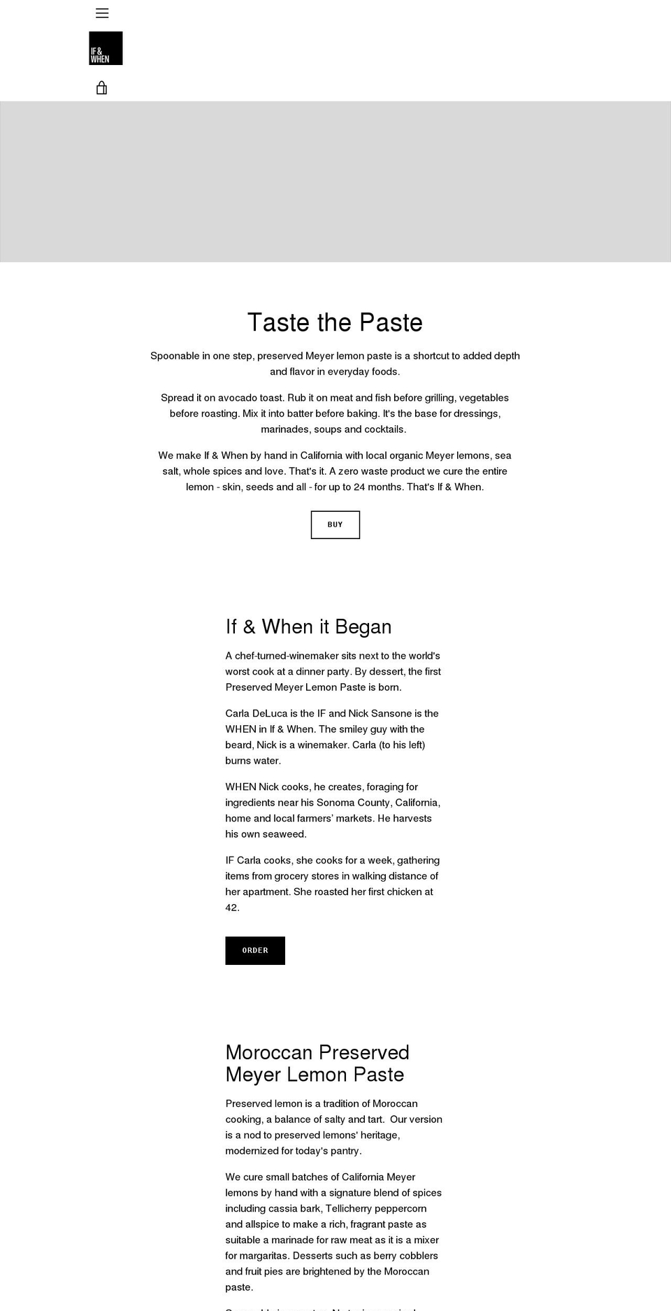 buyifandwhen.com shopify website screenshot